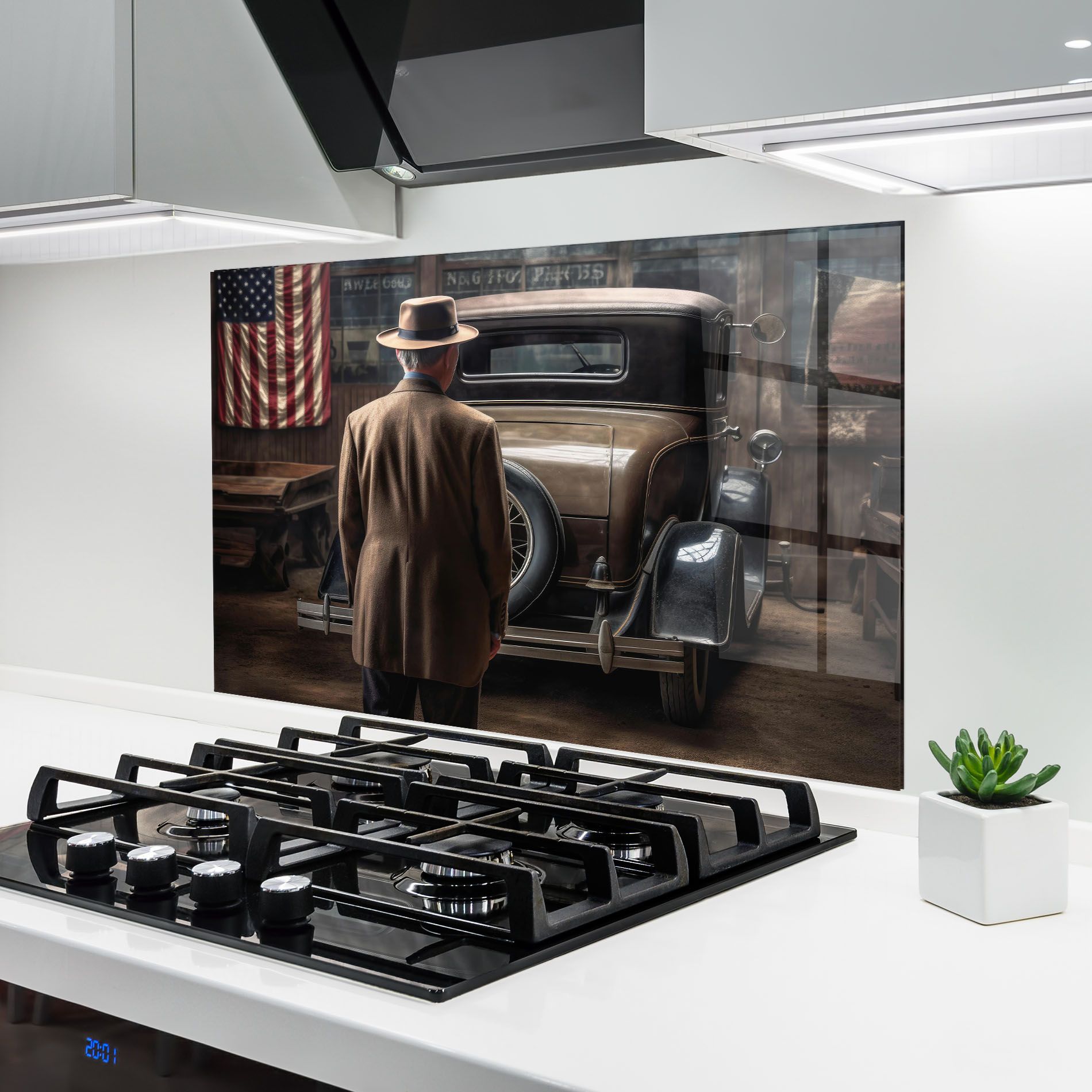 American Vintage Car mockup 6