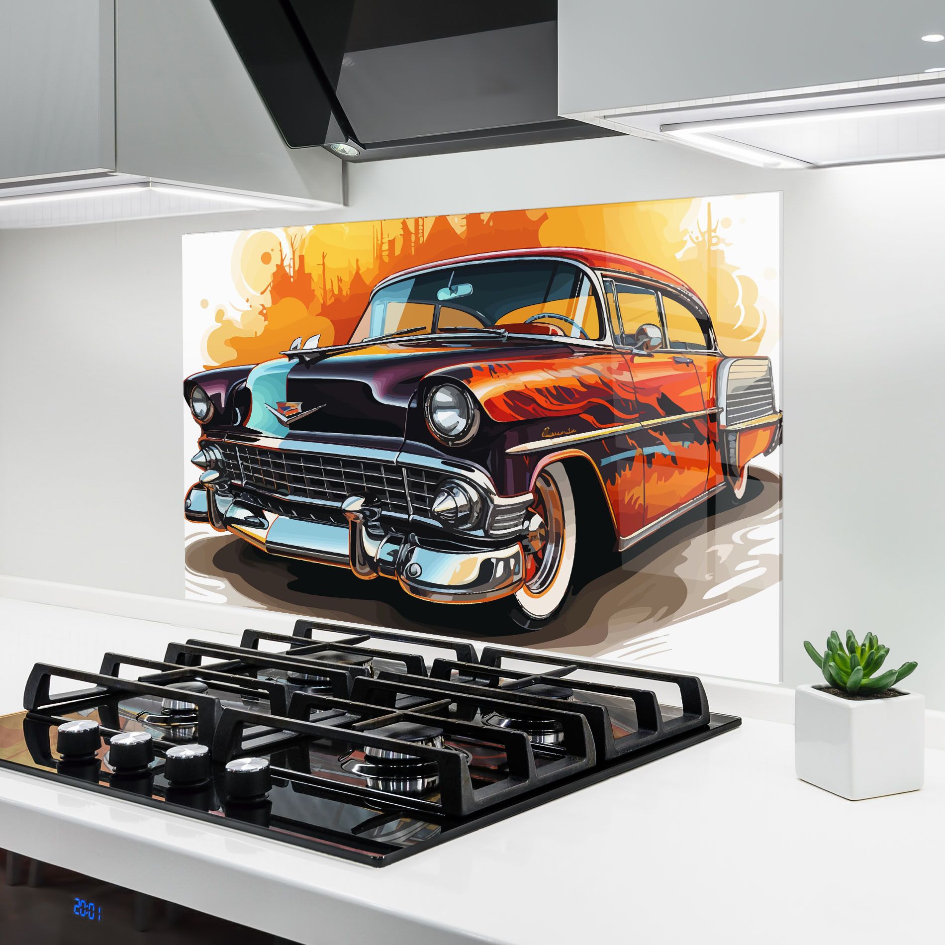 Cool Vintage Car mockup 6