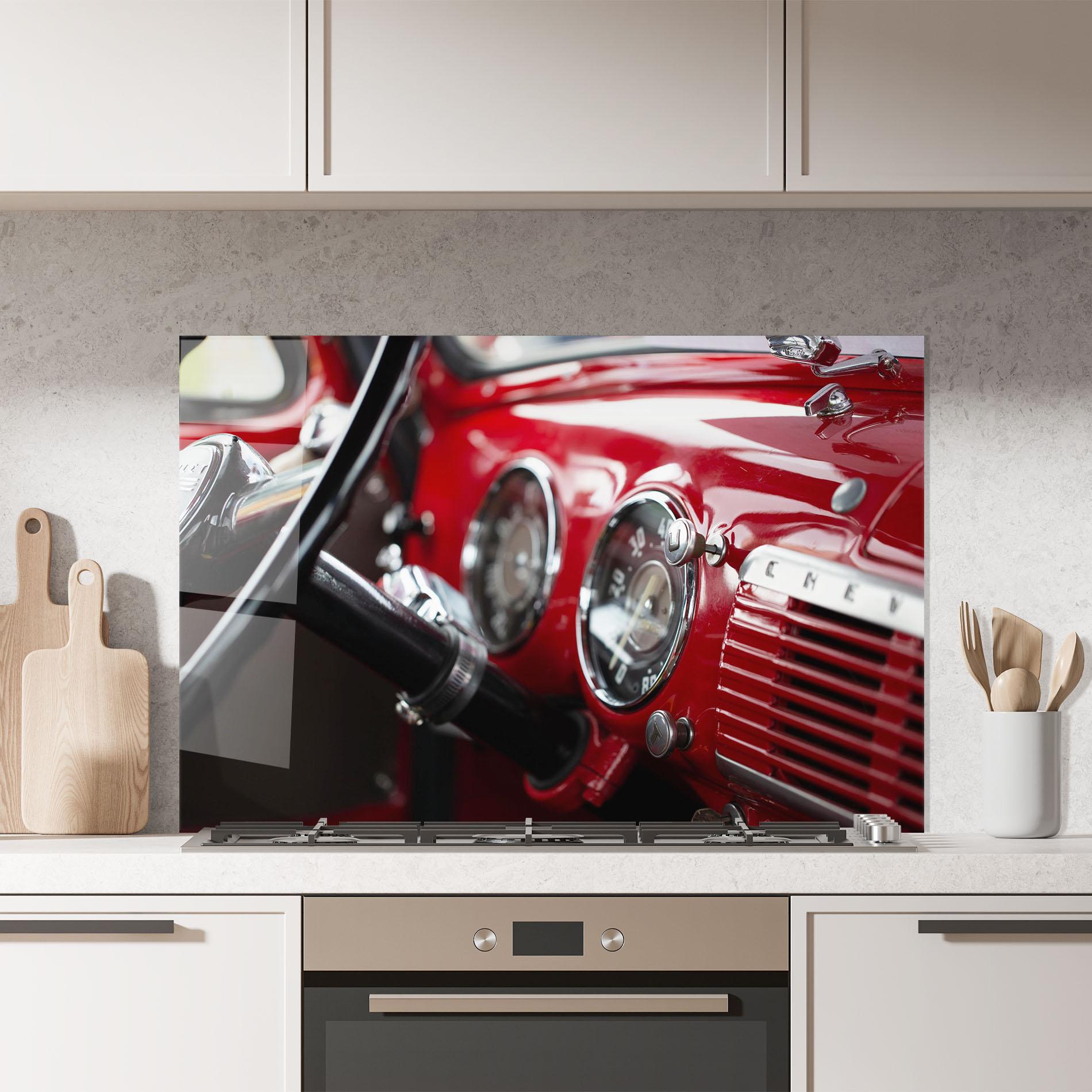 Panou Sticla Bucatarie Shiny Clean Car mockup 7