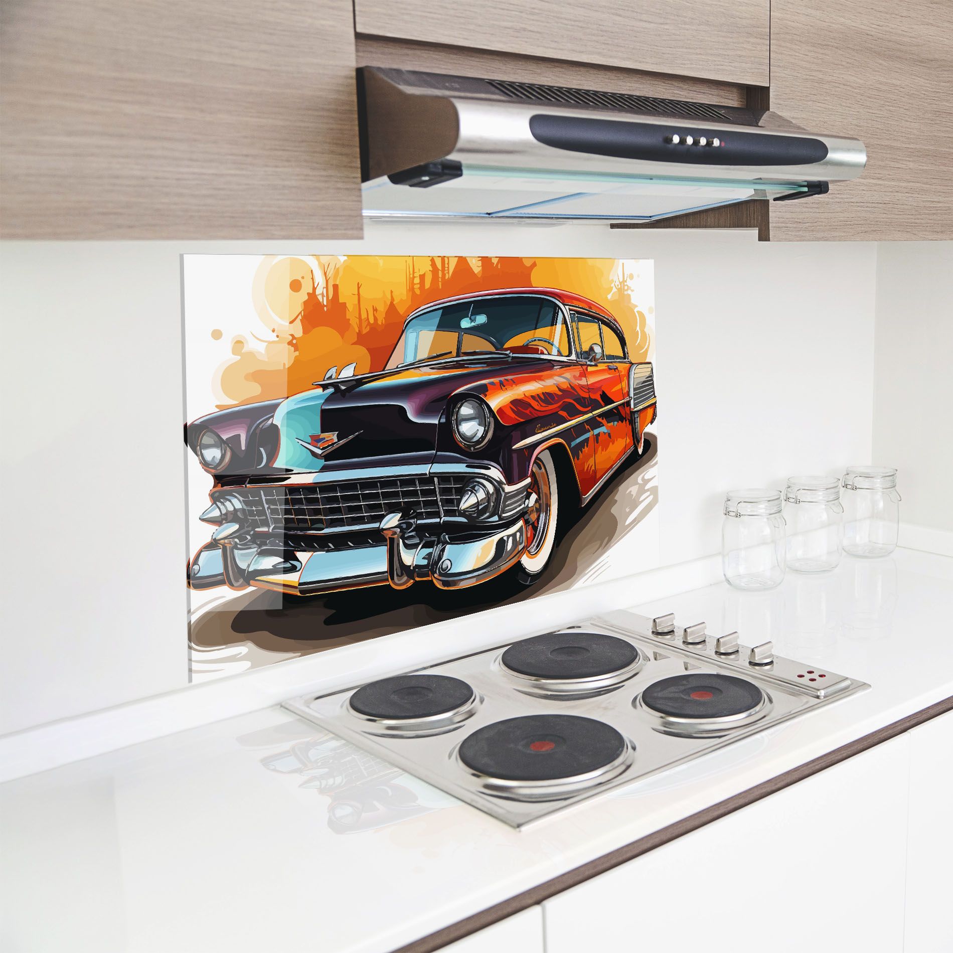 Cool Vintage Car mockup 8