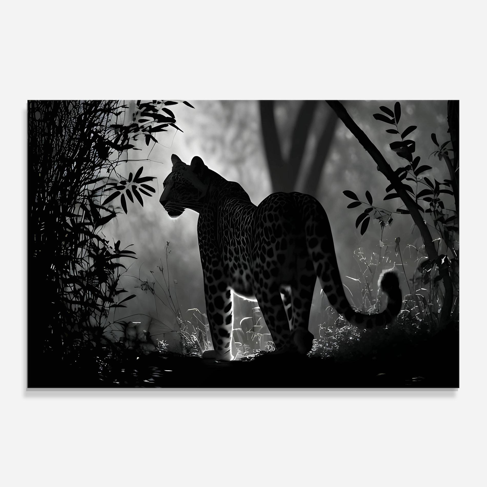 Panou Sticla Bucatarie Beautiful Grey Animal mockup 0