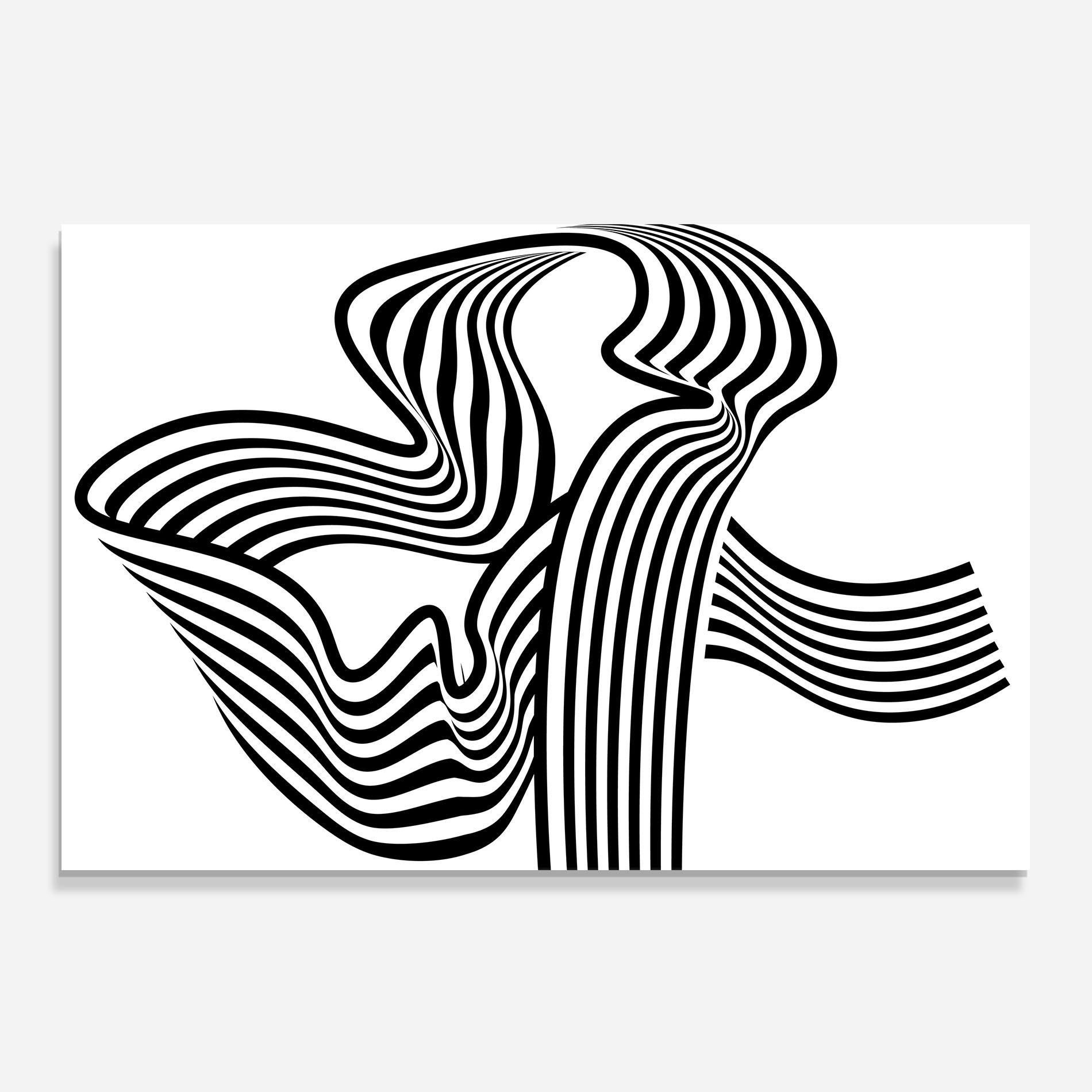 Black White Wave mockup 0