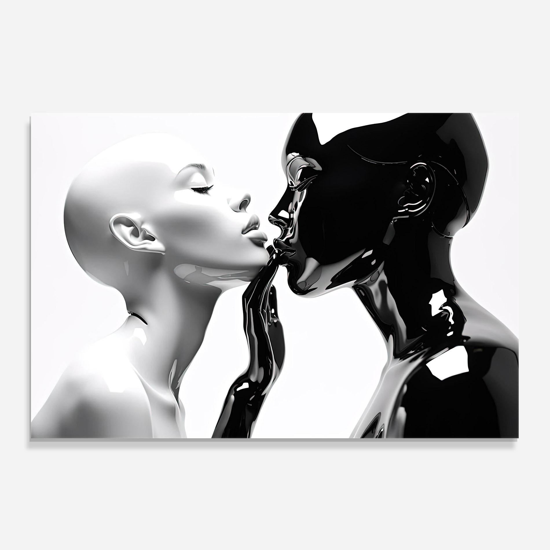 Panou Sticla Bucatarie Feminine Sculpture mockup 0