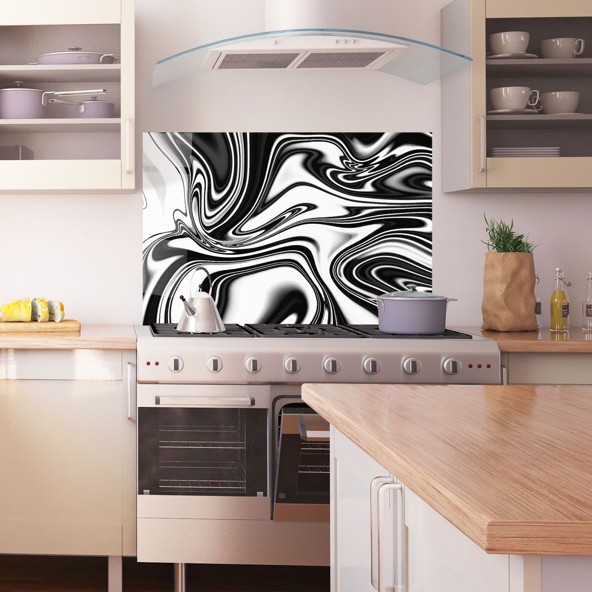 Black White Liquid mockup 1