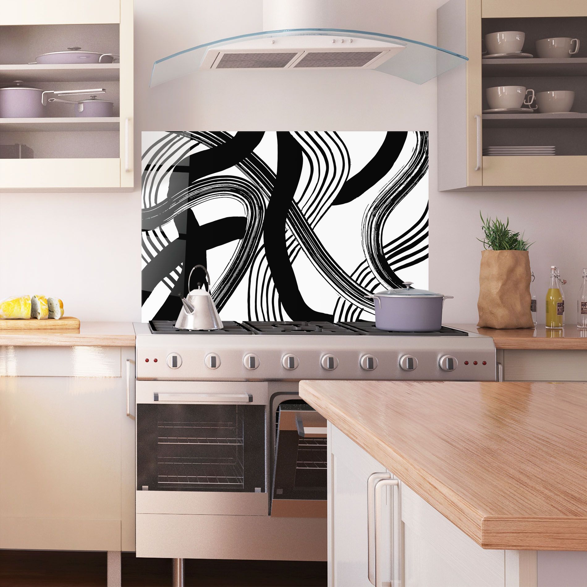 Connected Lines Art mockup 1