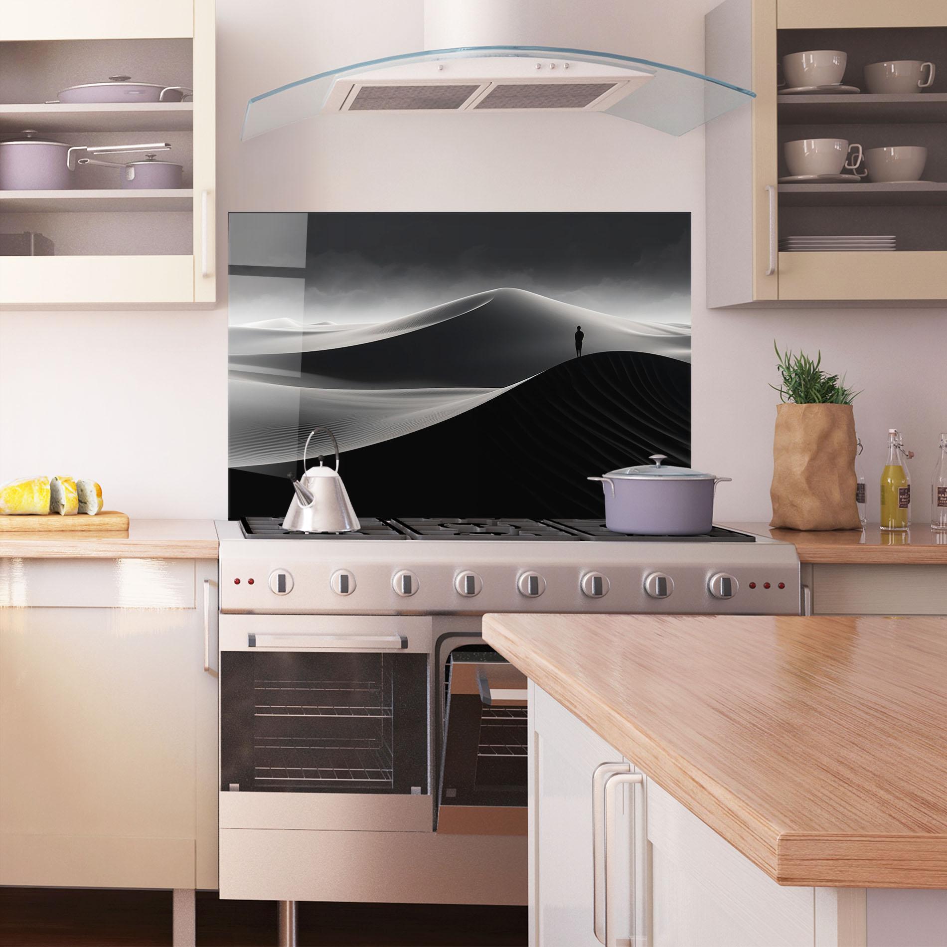 Panou Sticla Bucatarie Grey Dune mockup 1