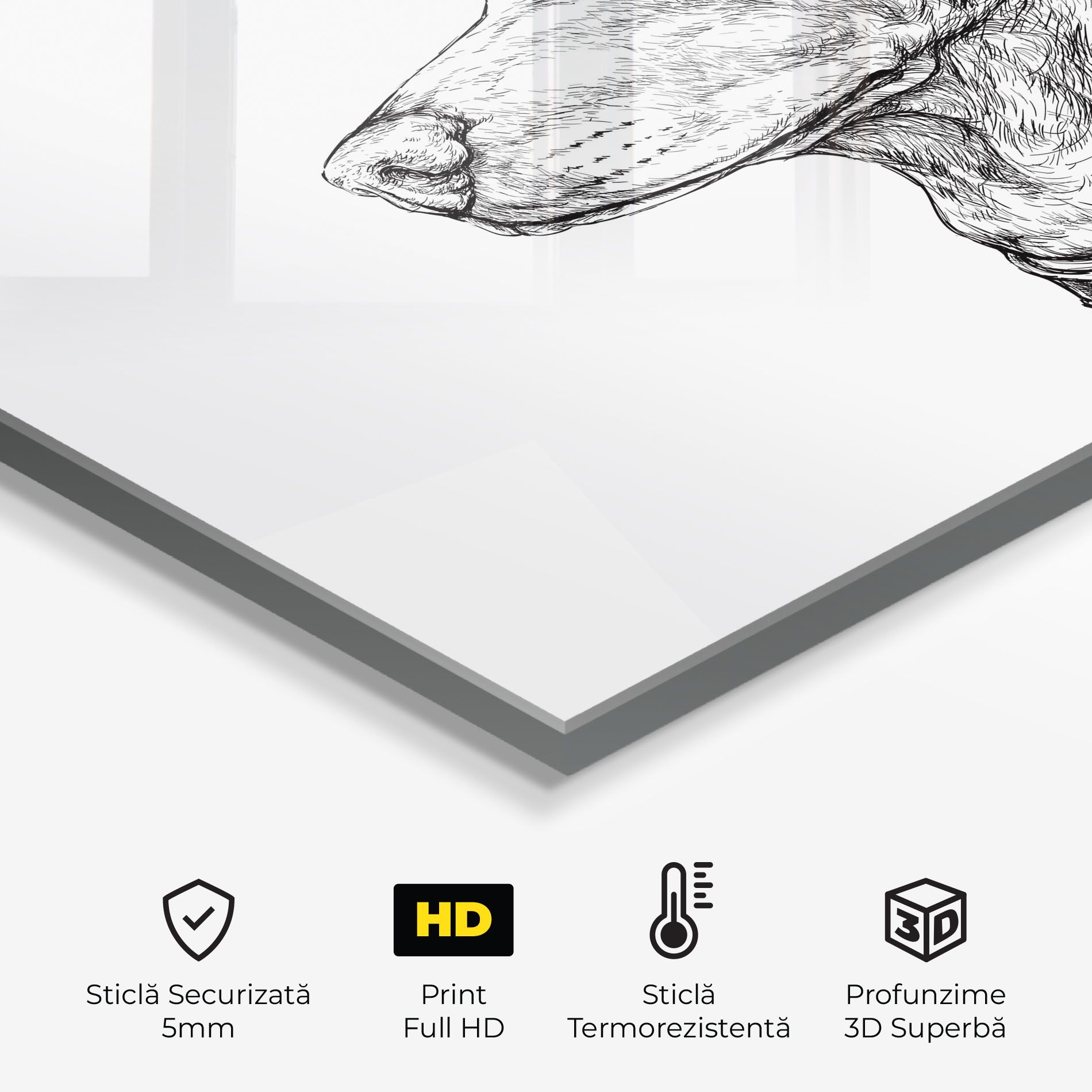 Dog Drawing Line mockup 2