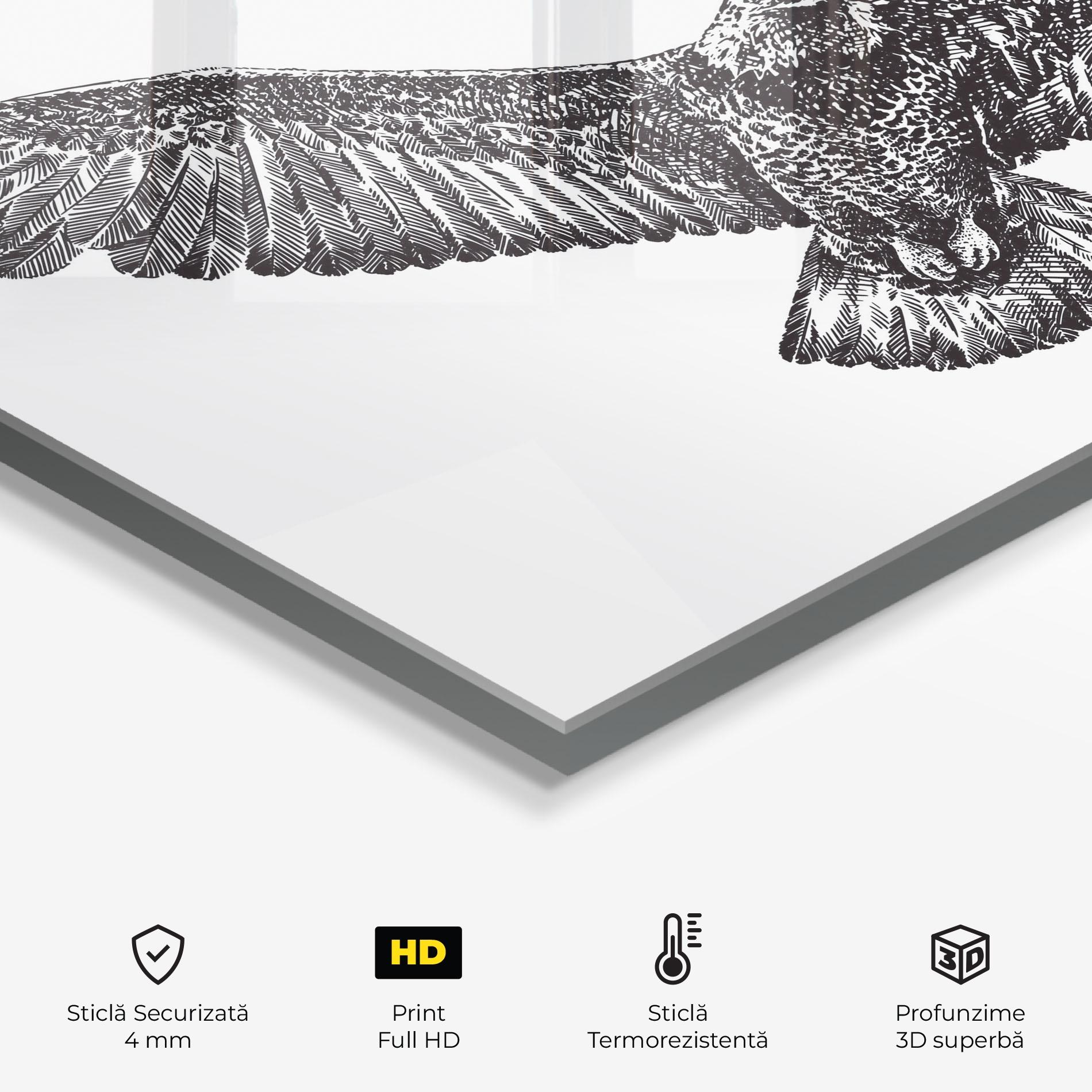 Panou Sticla Bucatarie Eagle Art Line mockup 2