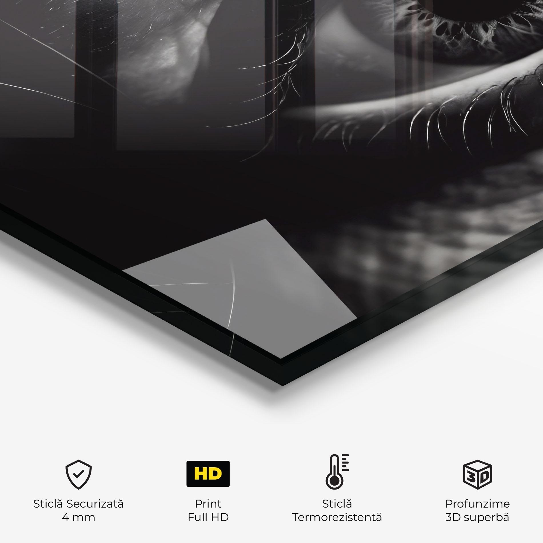 Panou Sticla Bucatarie Eye Close Up mockup 2