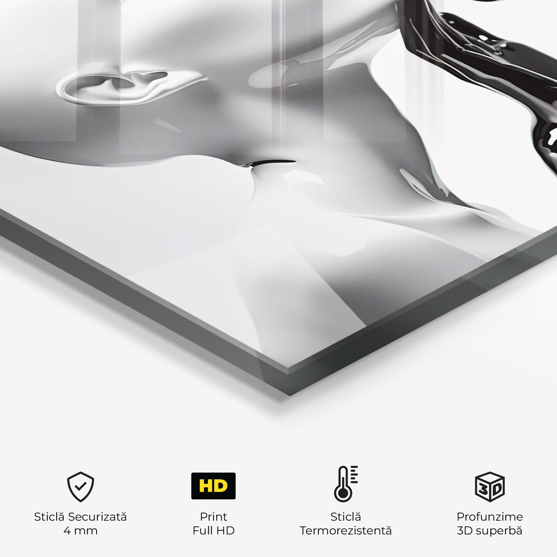 Panou Sticla Bucatarie Feminine Sculpture mockup 2