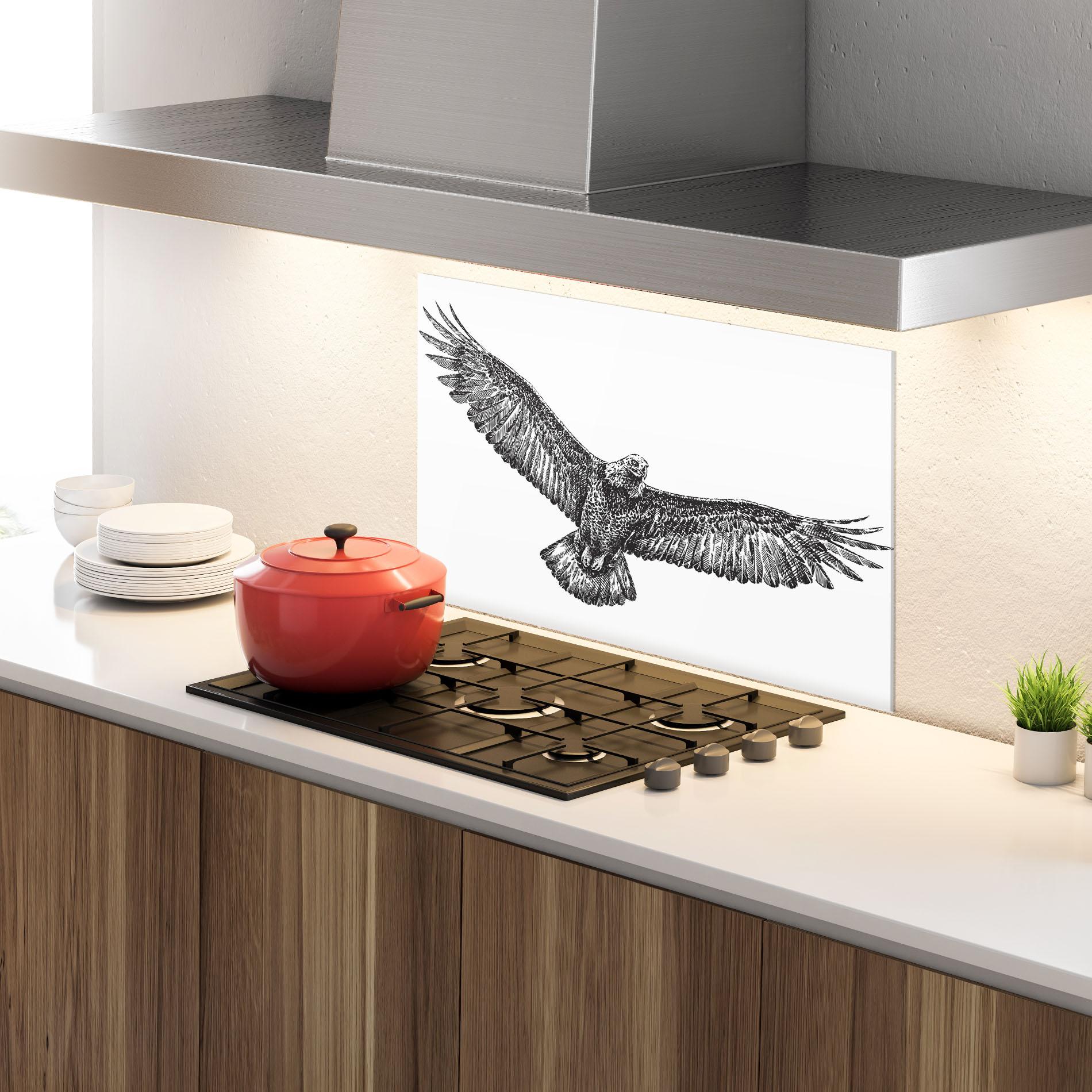 Panou Sticla Bucatarie Eagle Art Line mockup 4