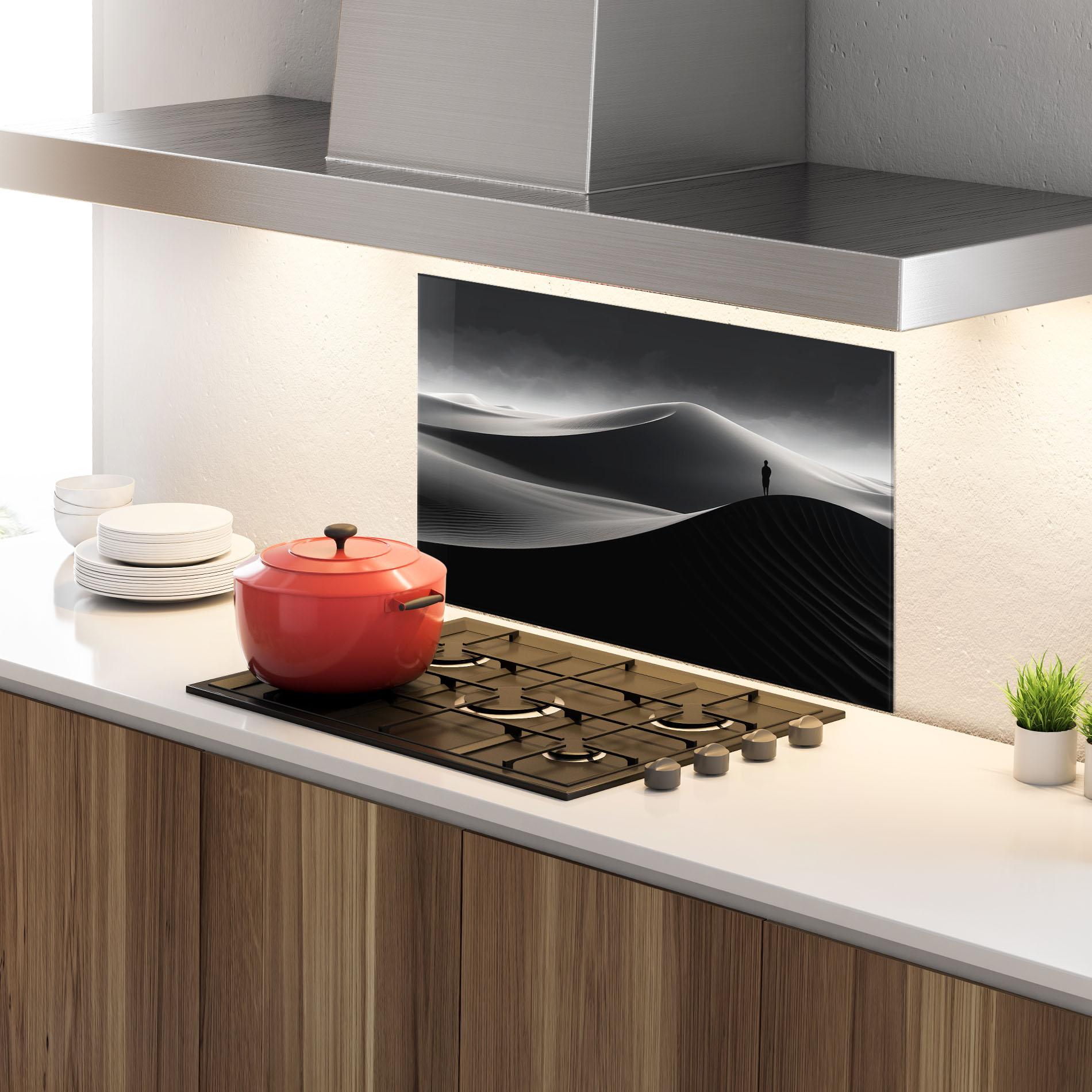 Panou Sticla Bucatarie Grey Dune mockup 4