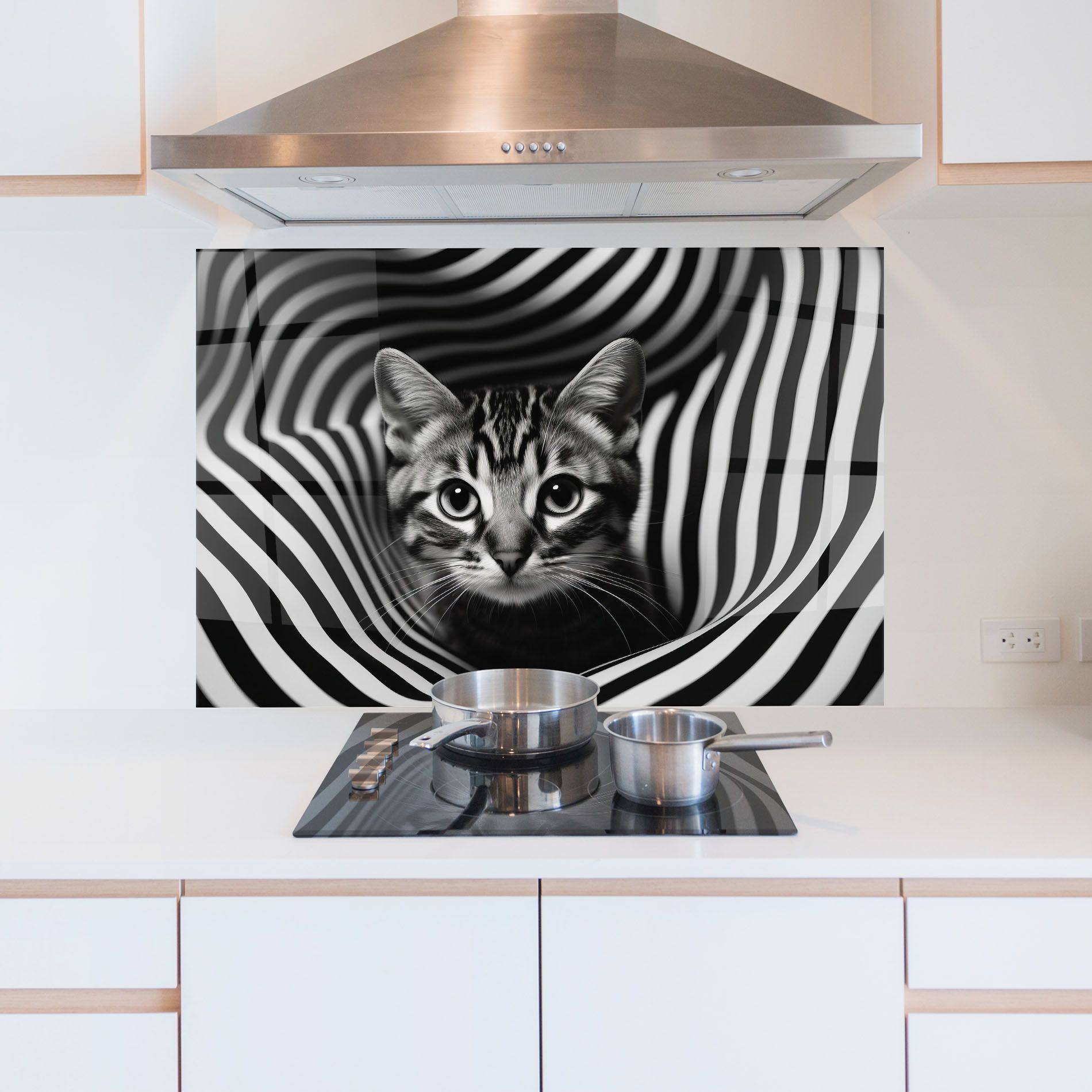 Closeup Cat Portrait mockup 5