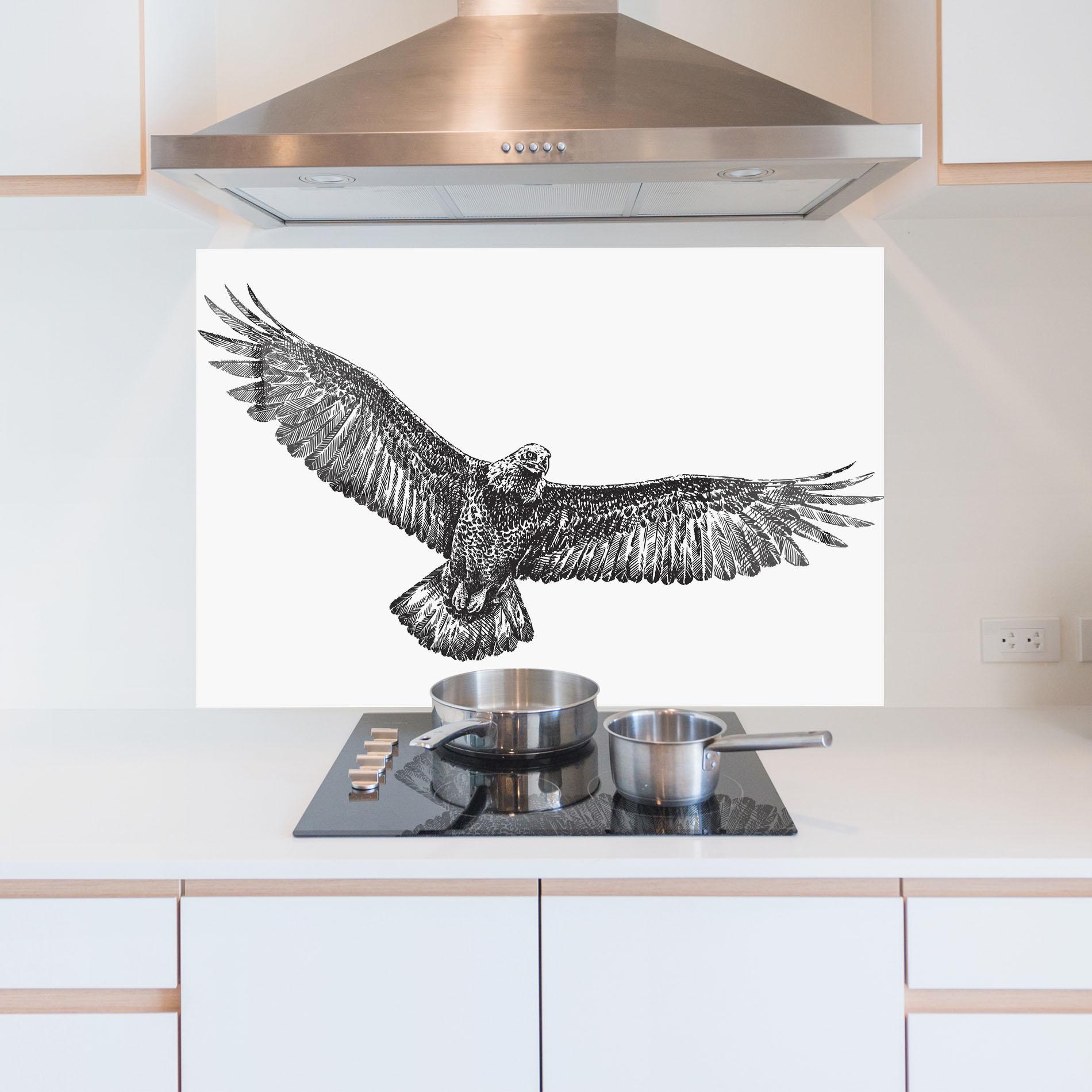 Panou Sticla Bucatarie Eagle Art Line mockup 5