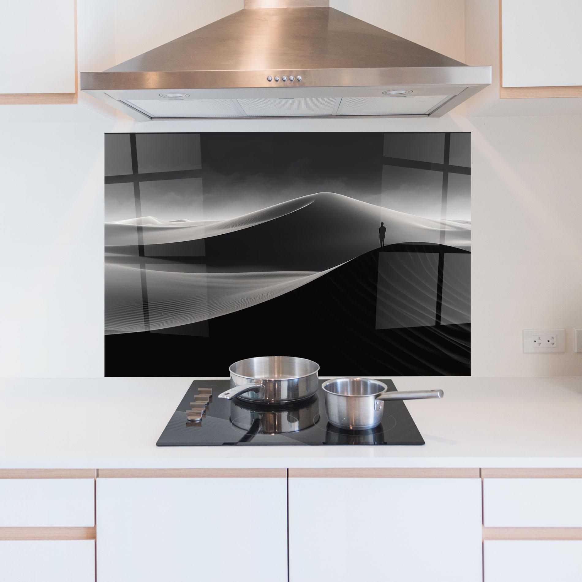 Panou Sticla Bucatarie Grey Dune mockup 5