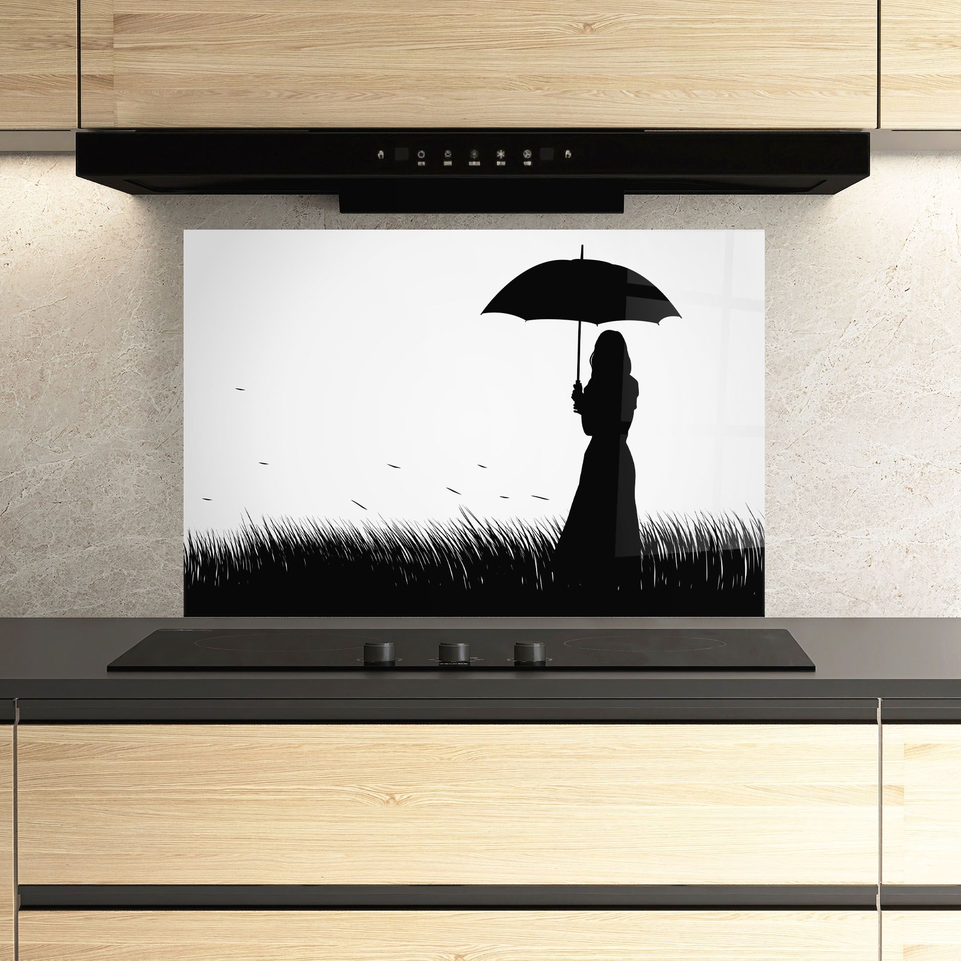 Black Umbrella mockup 3
