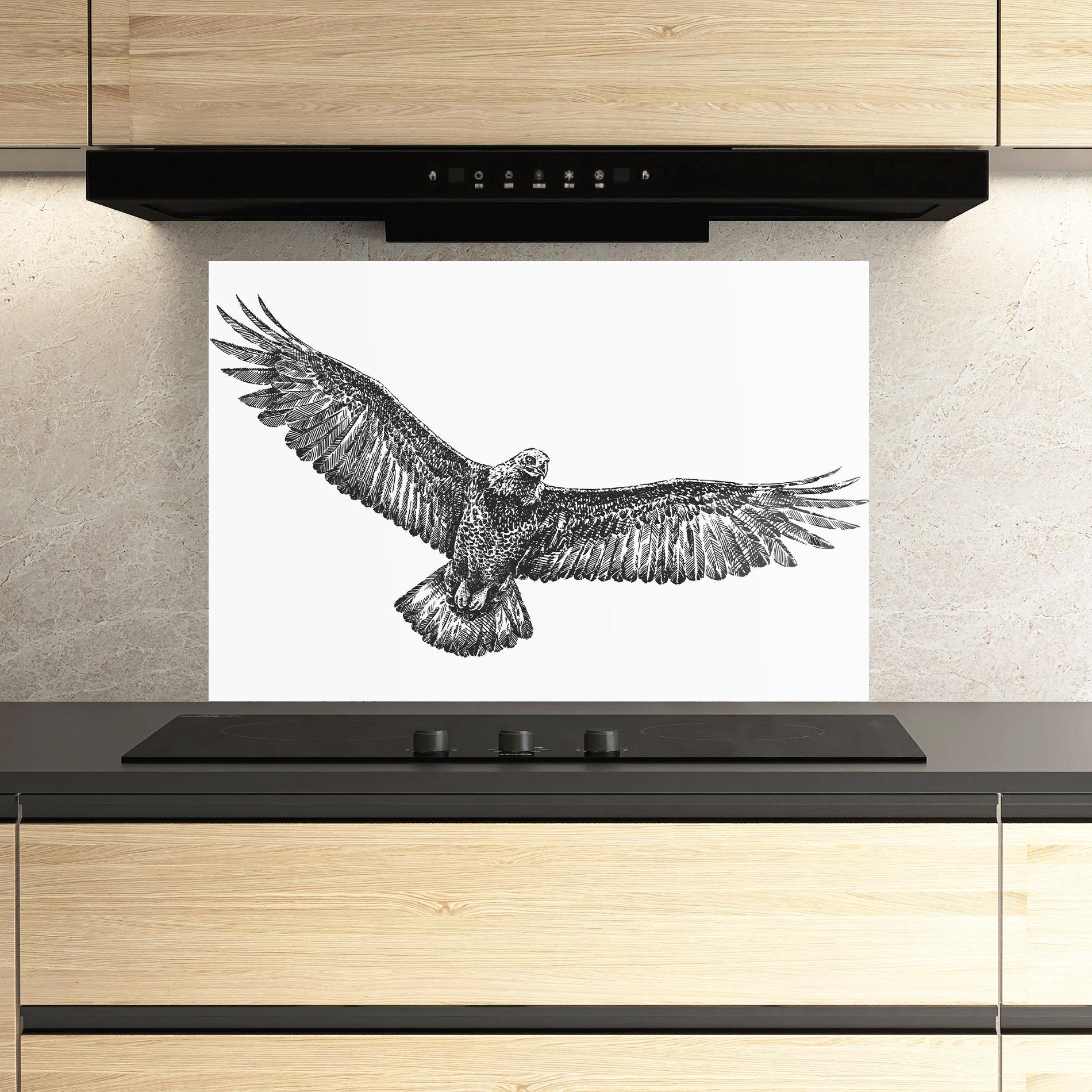 Panou Sticla Bucatarie Eagle Art Line mockup 3