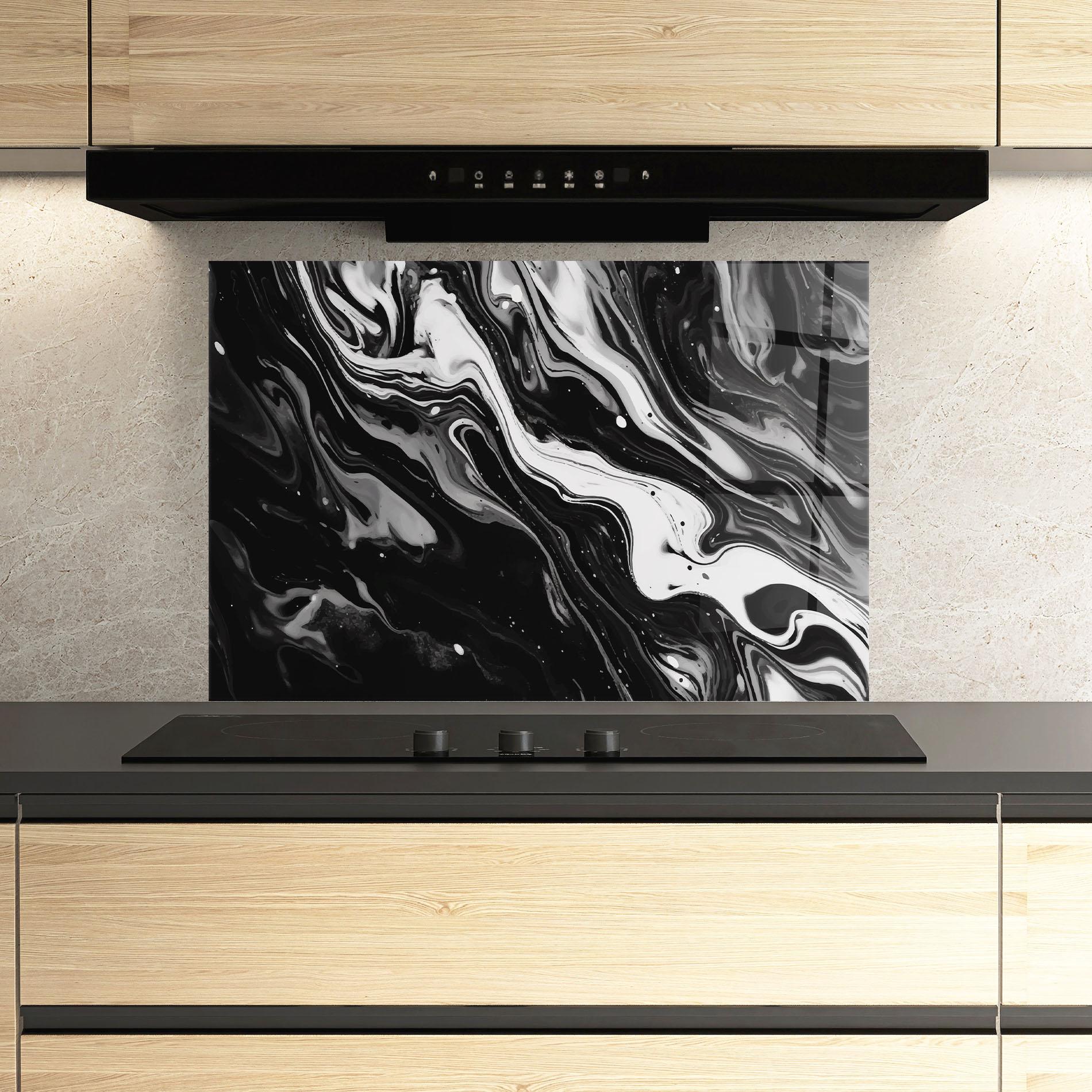 Panou Sticla Bucatarie Grey Art Marble mockup 3