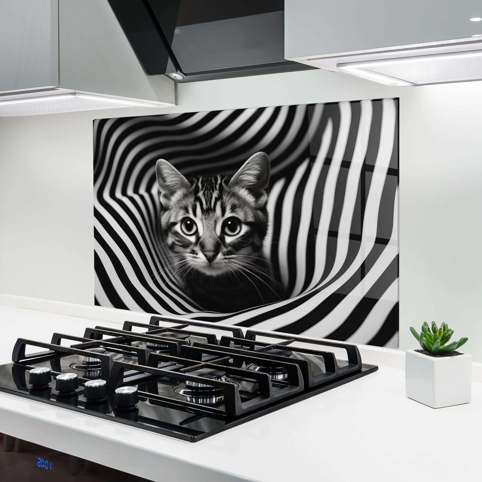 Closeup Cat Portrait mockup 6