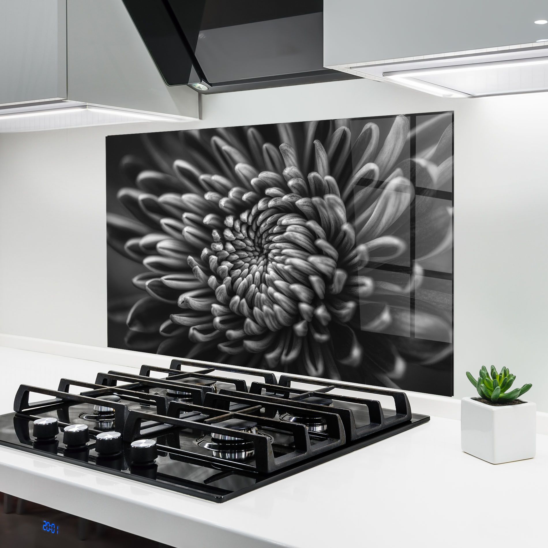 Grey Flower mockup 6