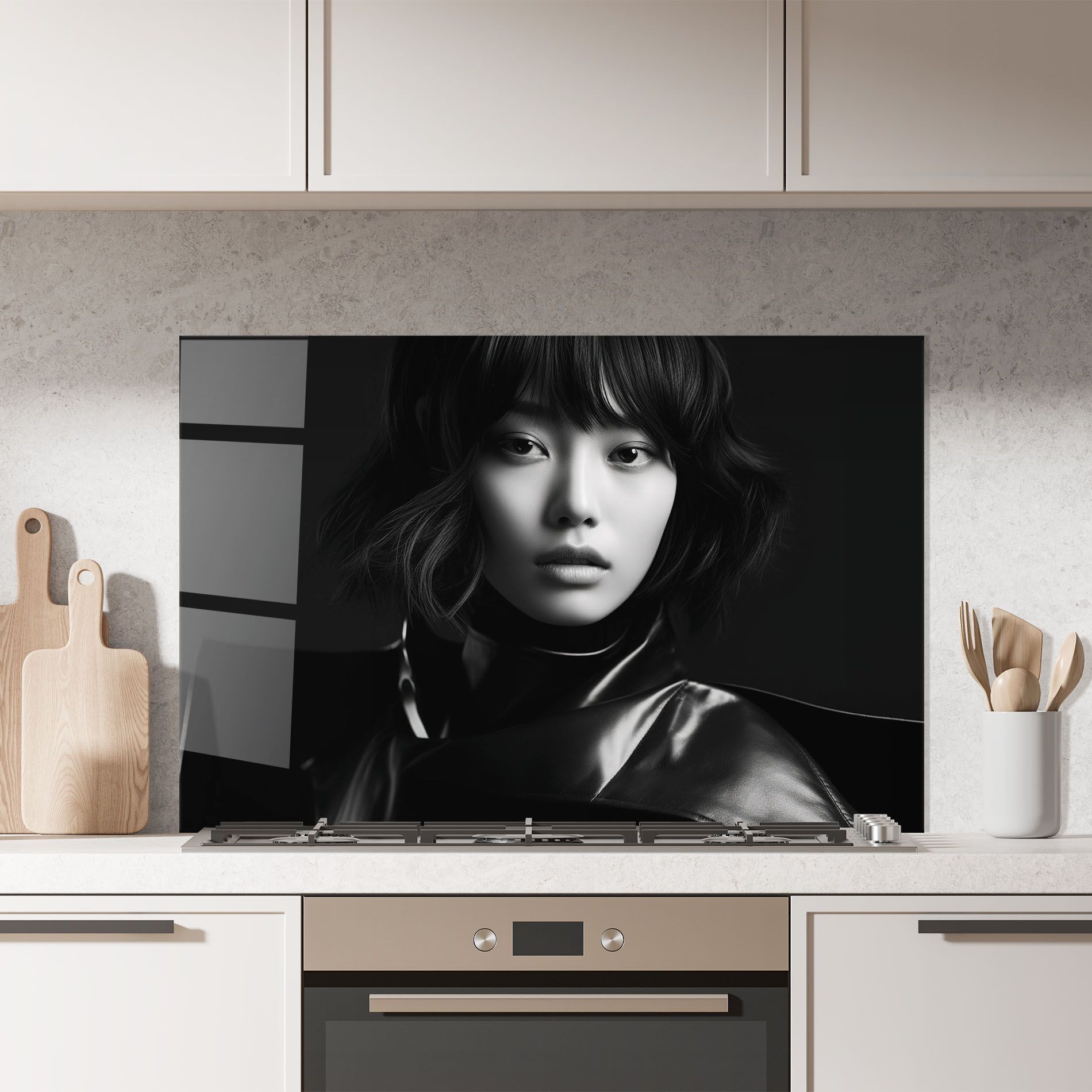 Asian Abstract Woman mockup 7