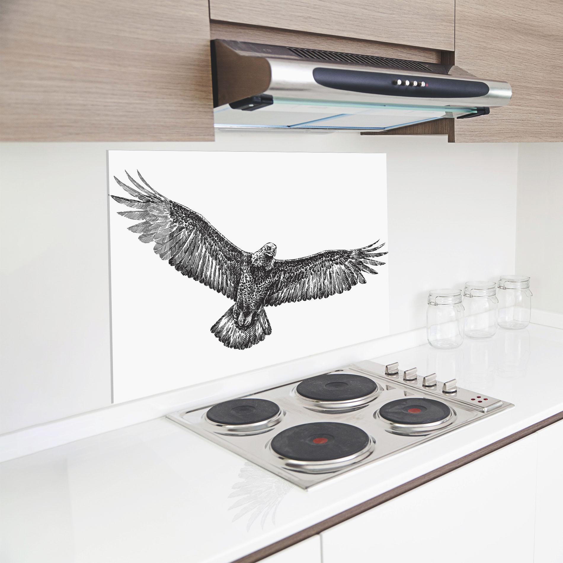 Panou Sticla Bucatarie Eagle Art Line mockup 8