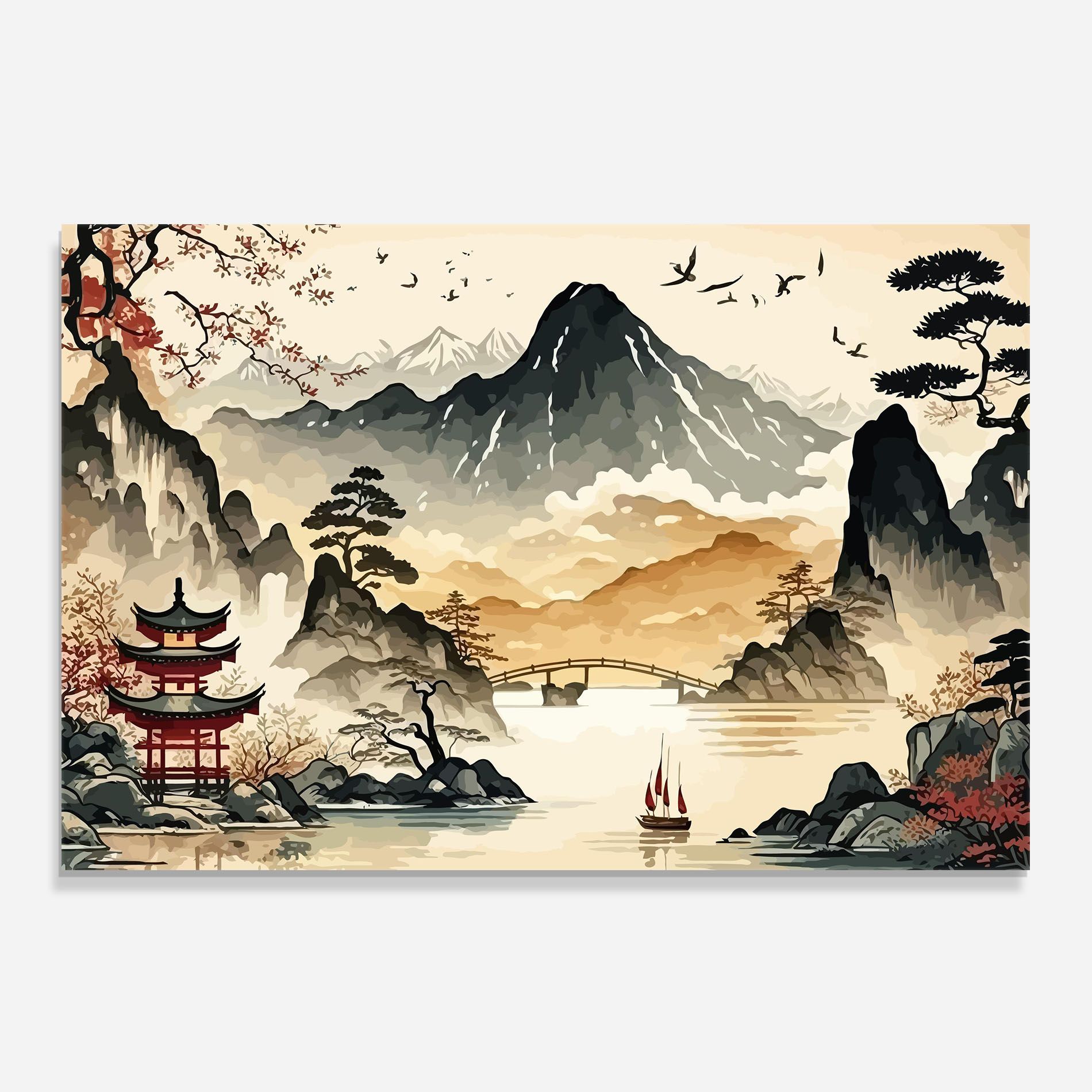 Asian Mountain View mockup 0