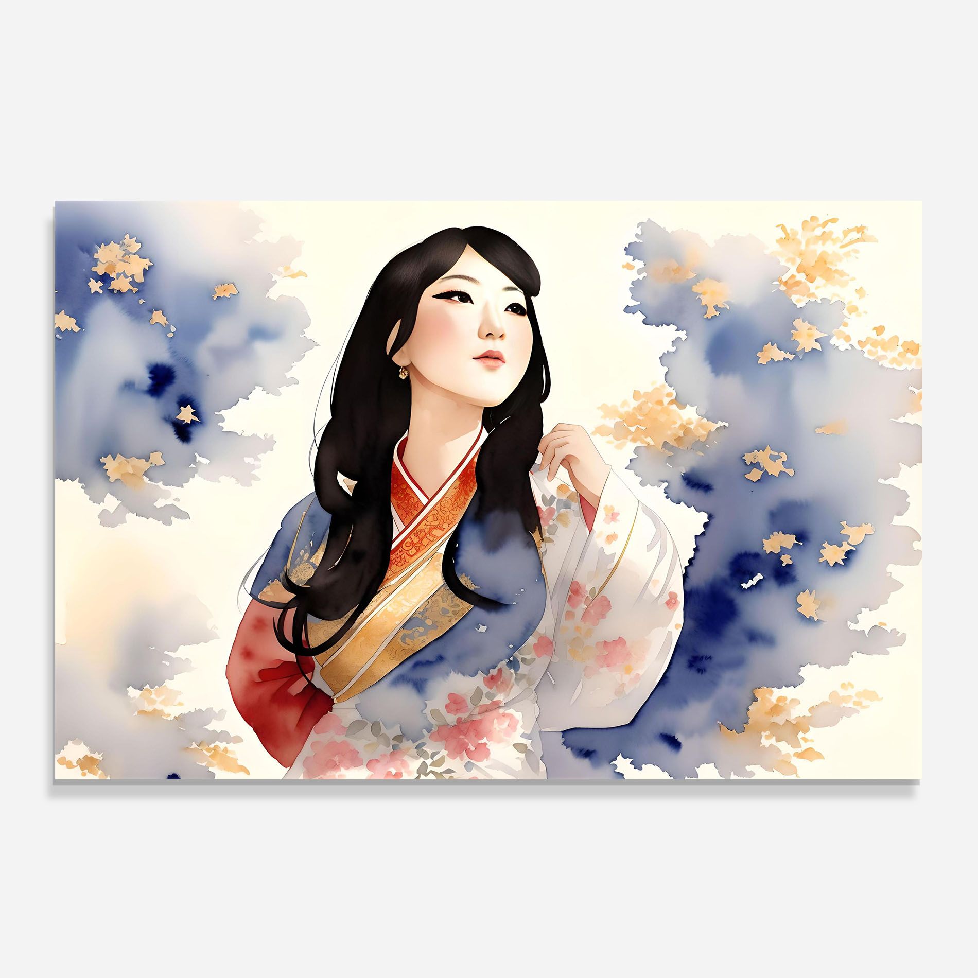 Asian Woman Dancing mockup 0