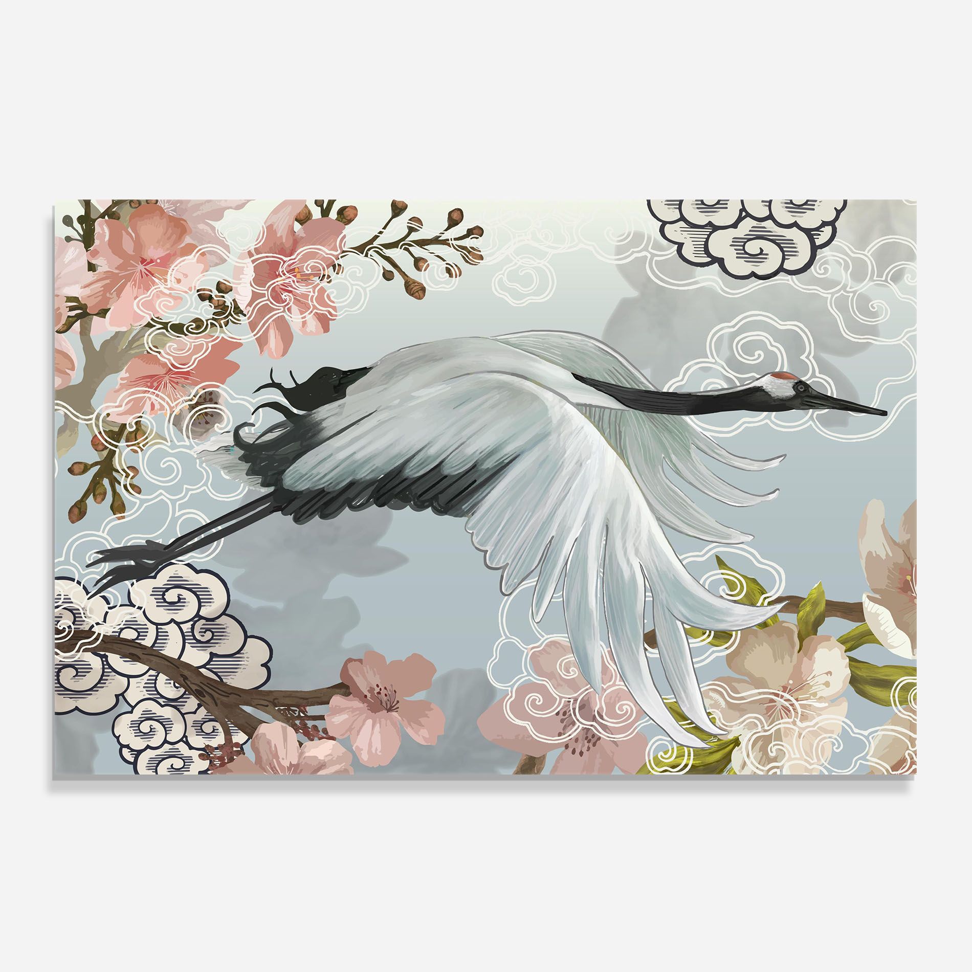 Beautiful Asiatic Bird mockup 0