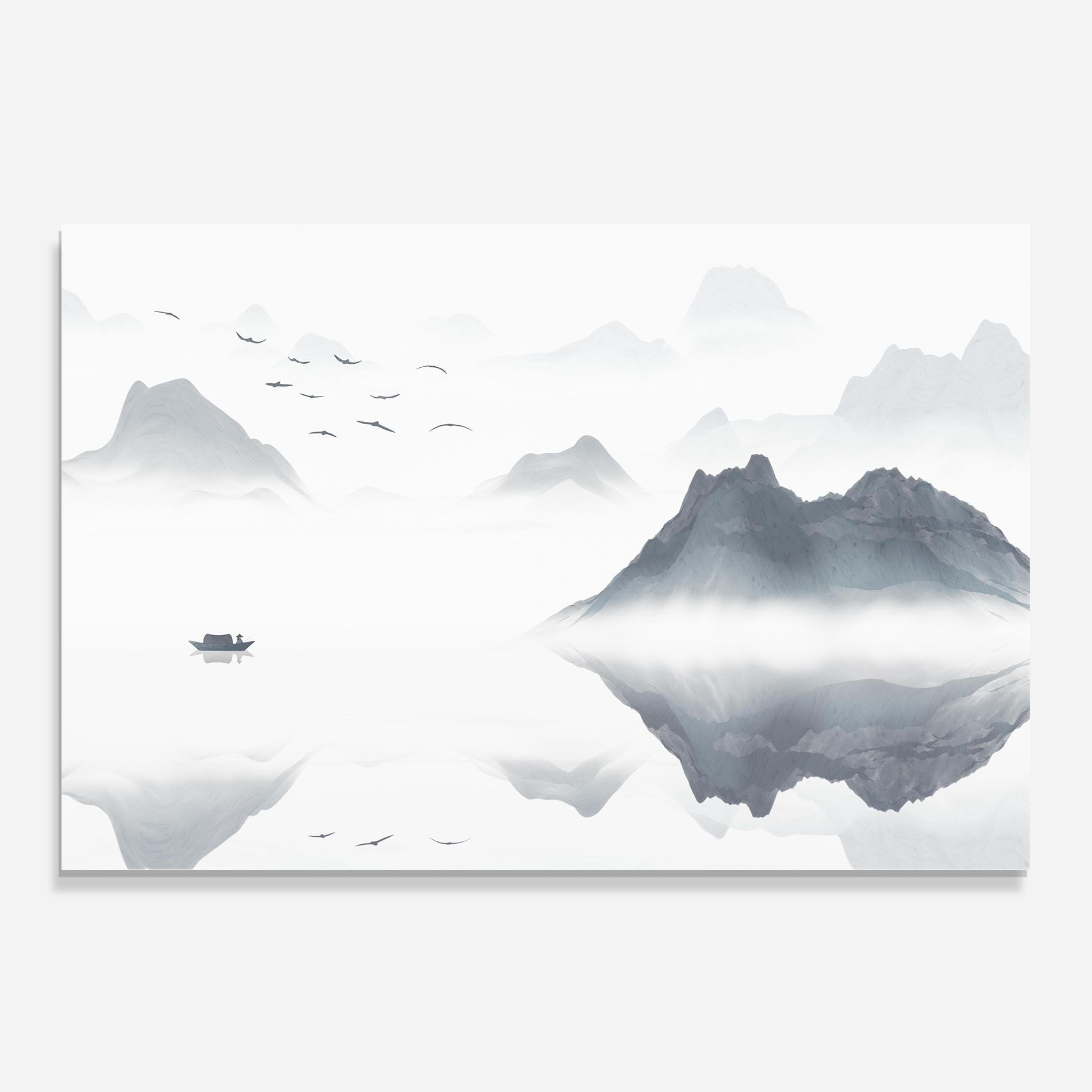Chinese Style Mountains mockup 0