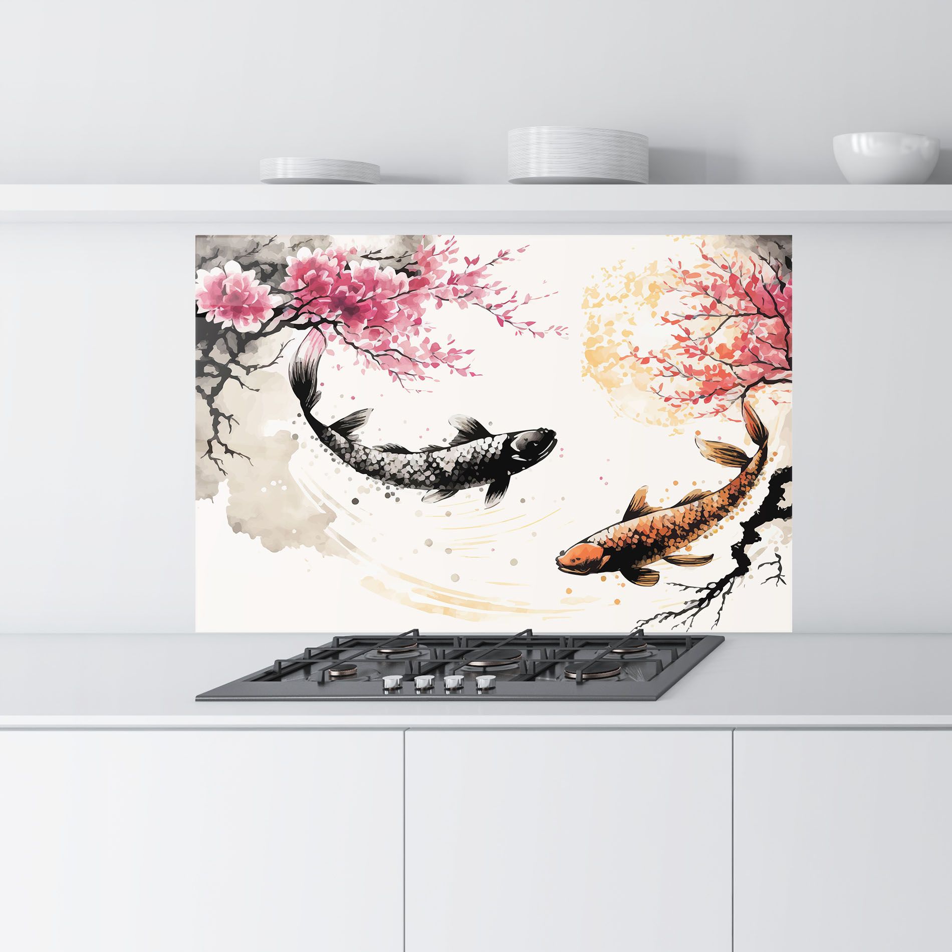 Asiatic Flower Fish mockup 9