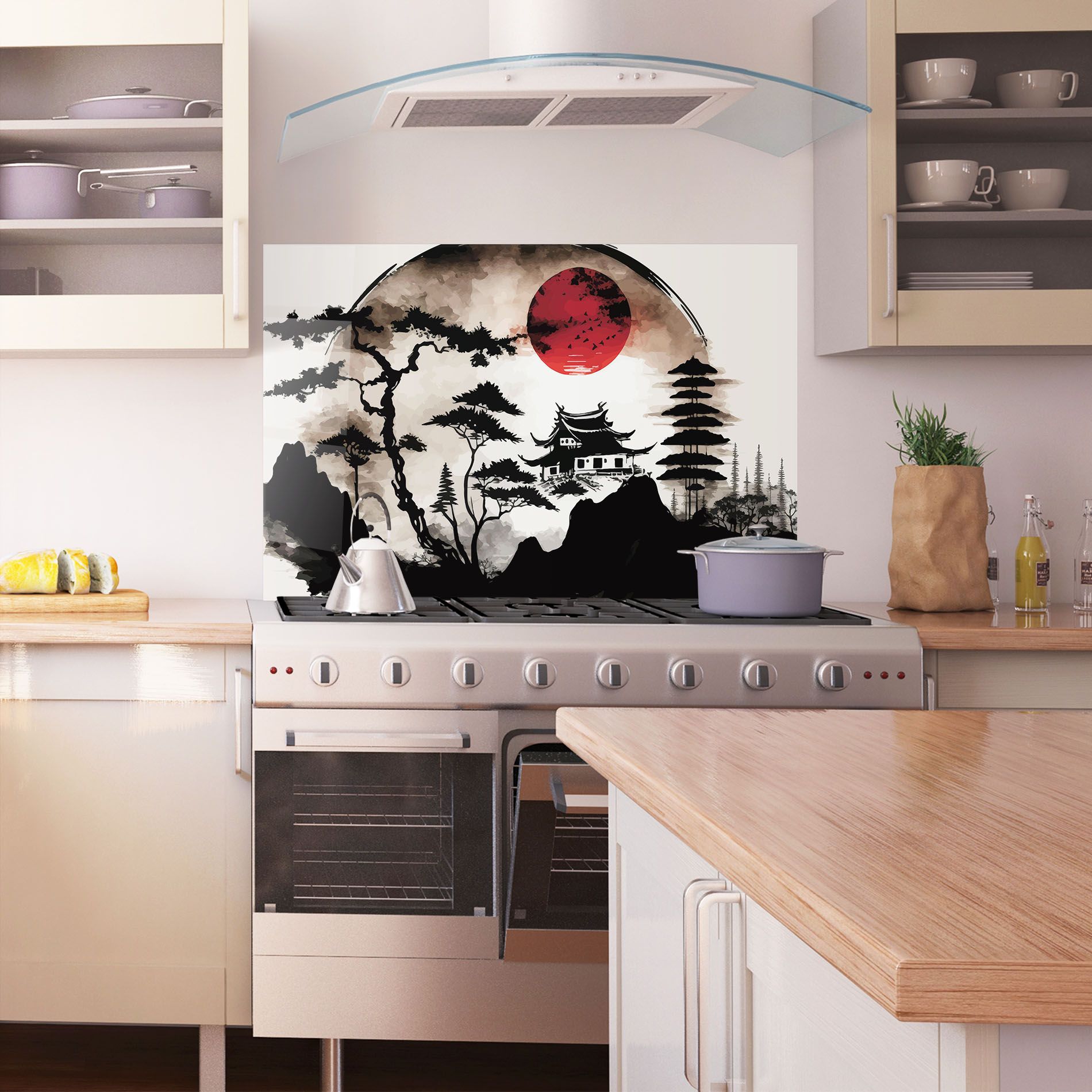 Asian Red Moon mockup 1