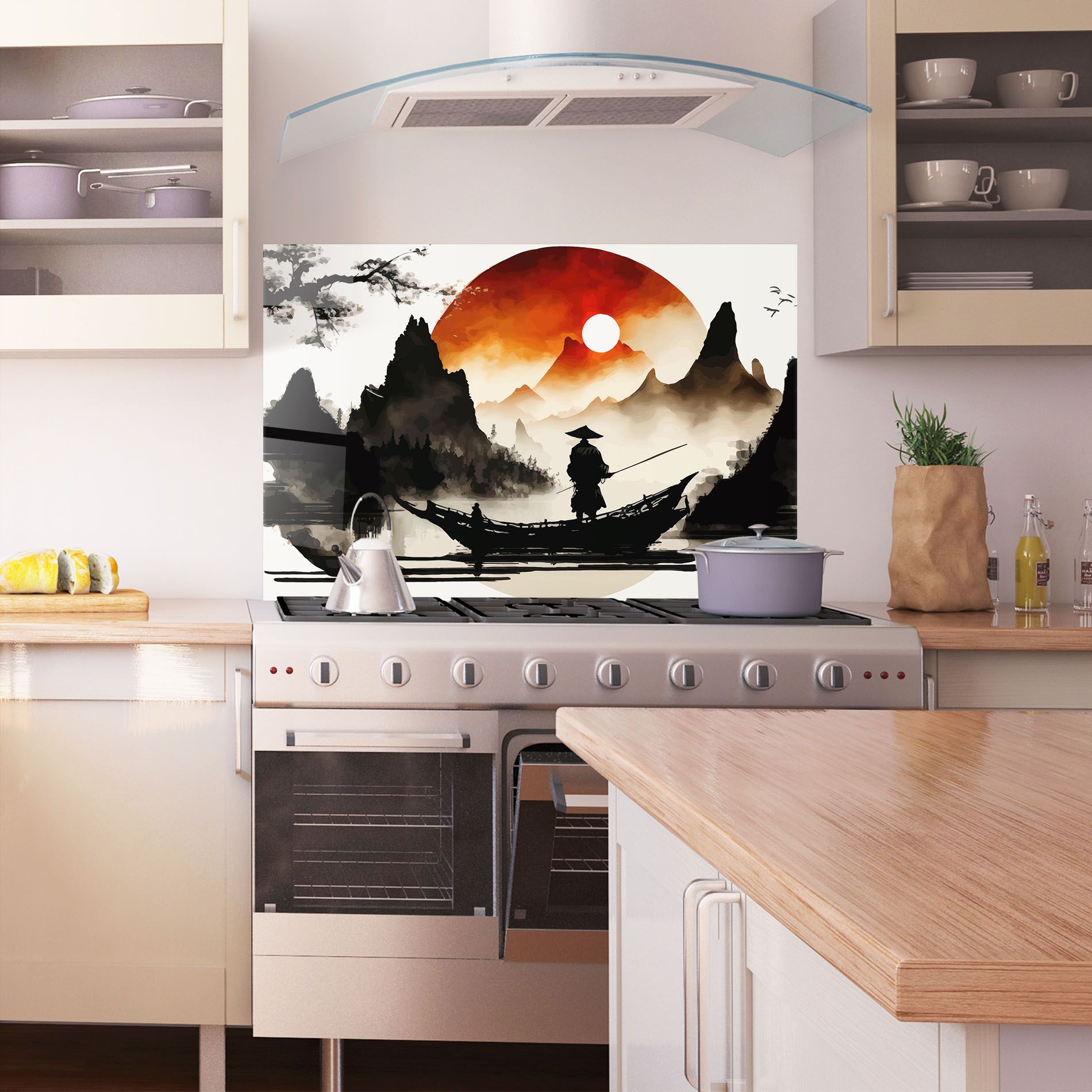 Black Asiatic Boat mockup 1