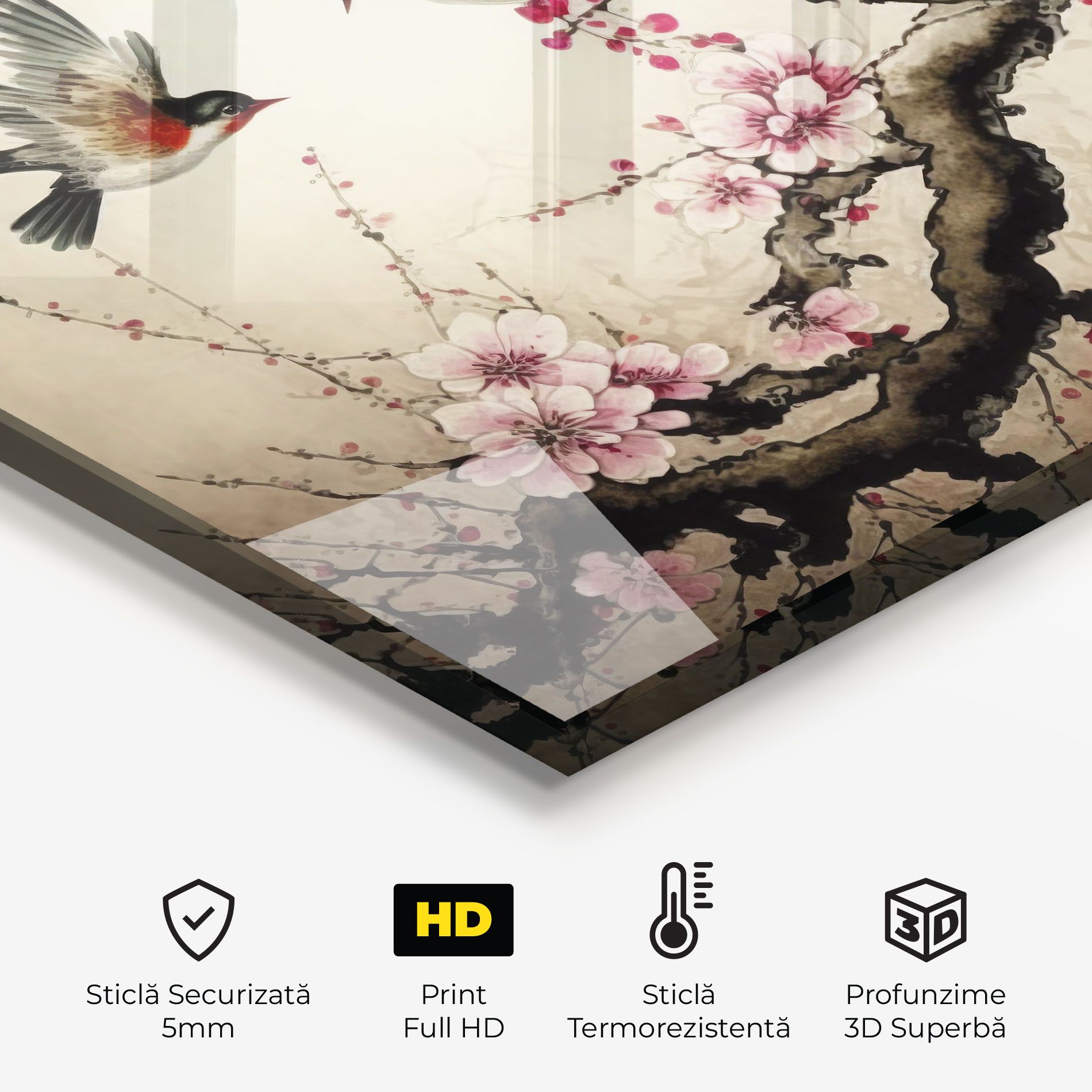 Cherry Blossom Birds mockup 2