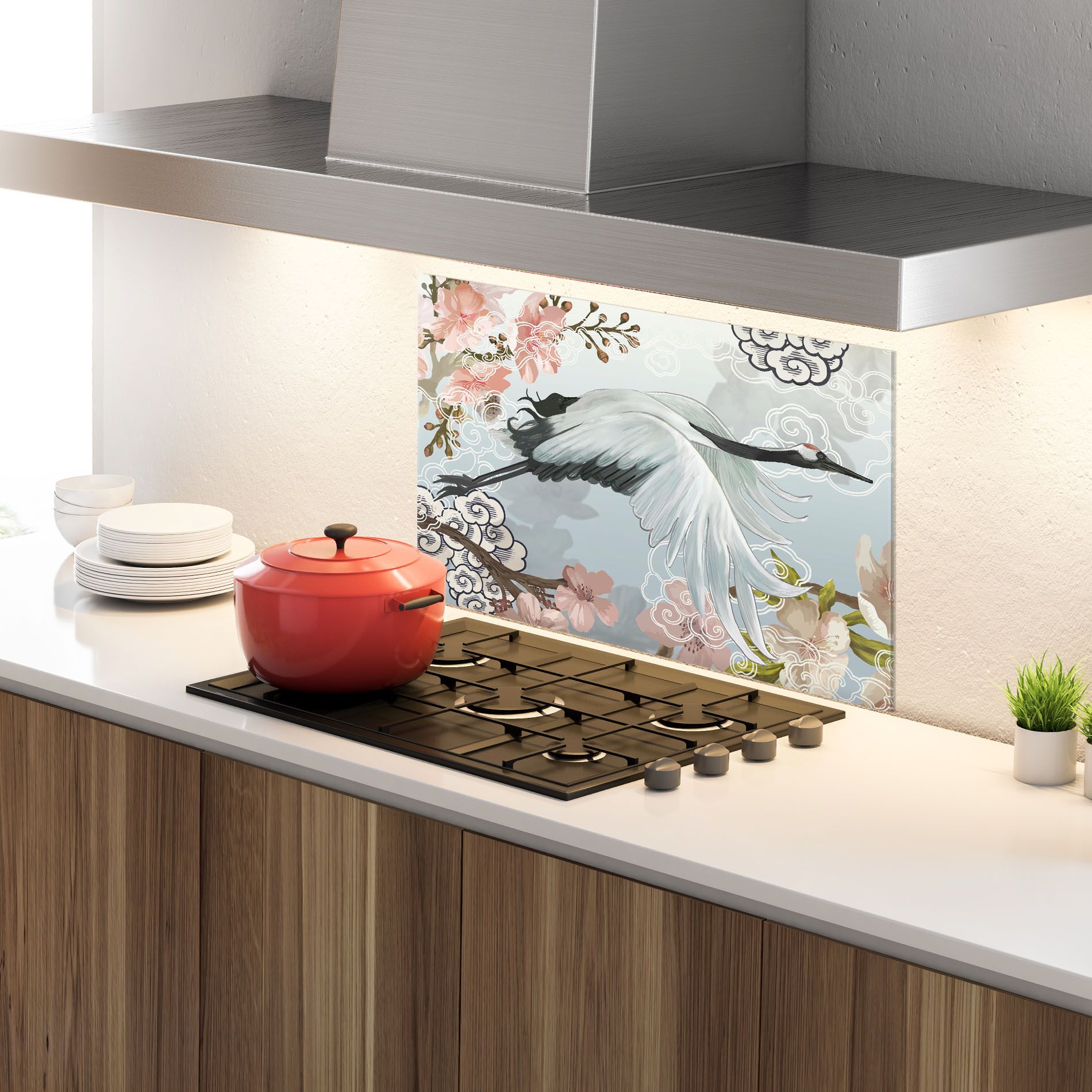 Beautiful Asiatic Bird mockup 4