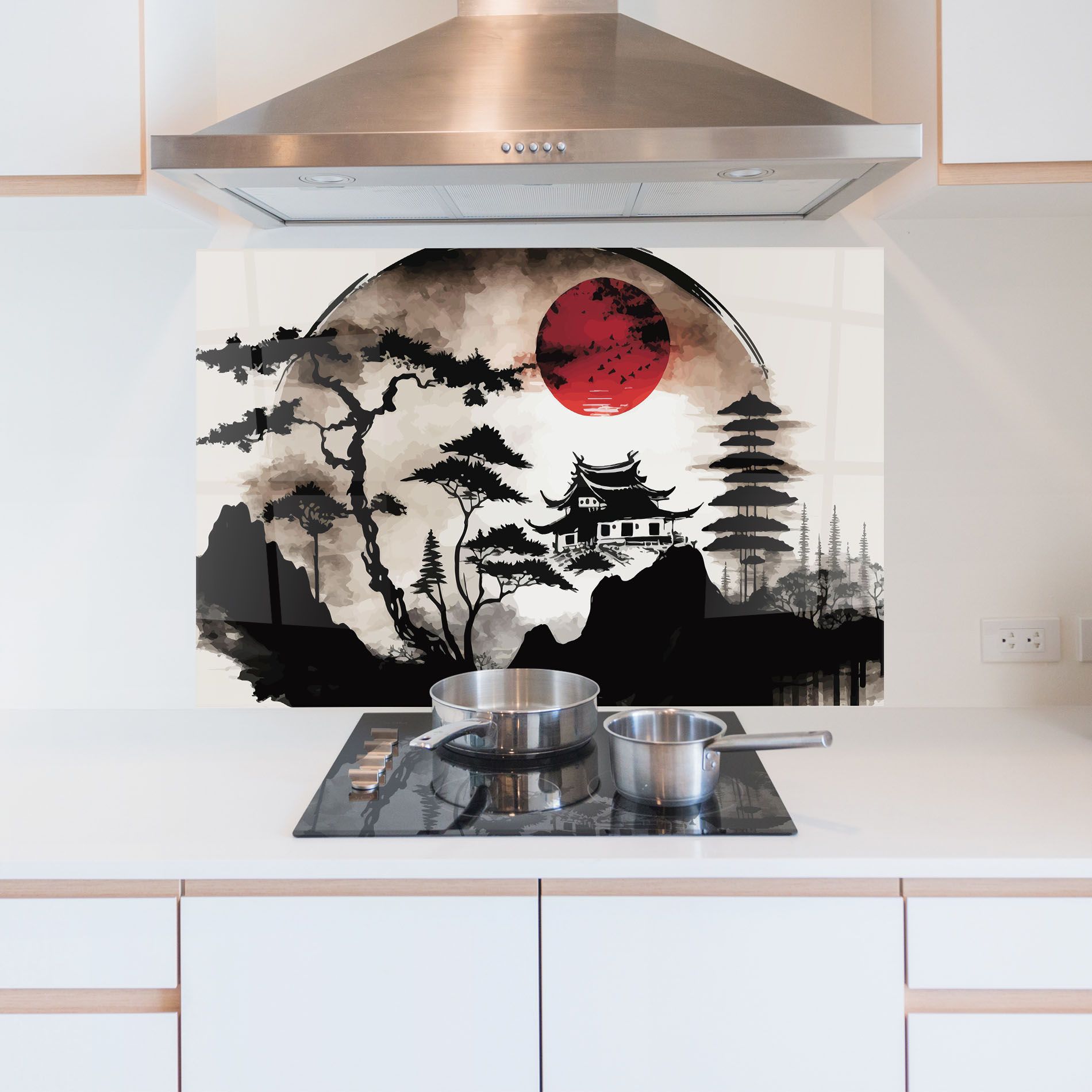 Asian Red Moon mockup 5