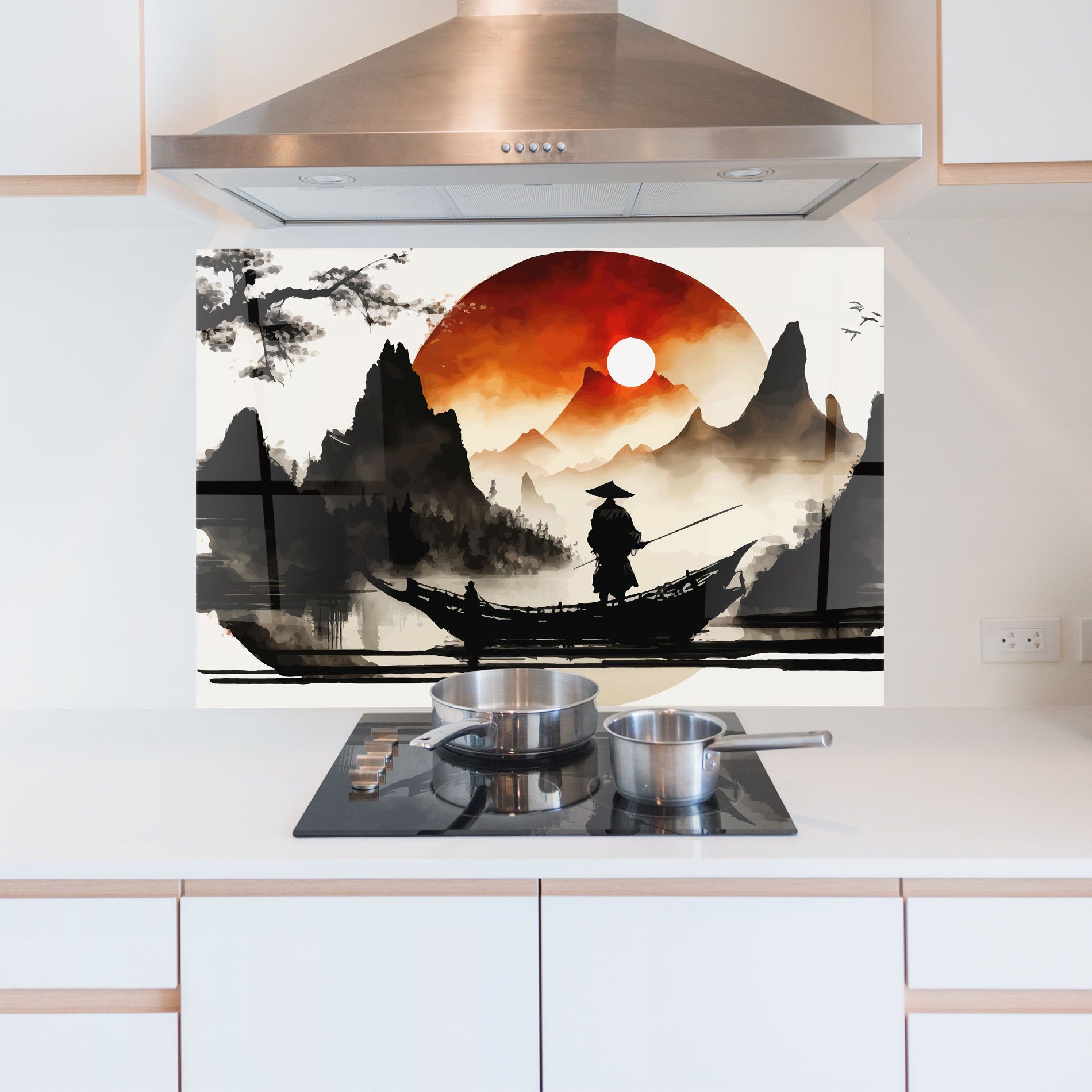 Black Asiatic Boat mockup 5