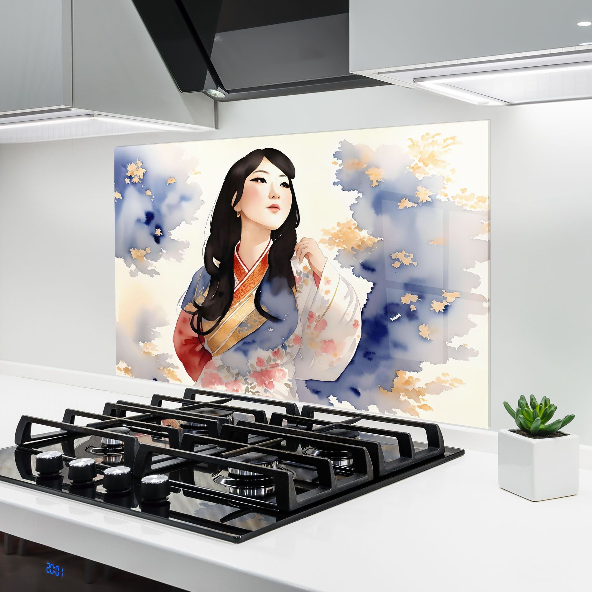 Asian Woman Dancing mockup 6