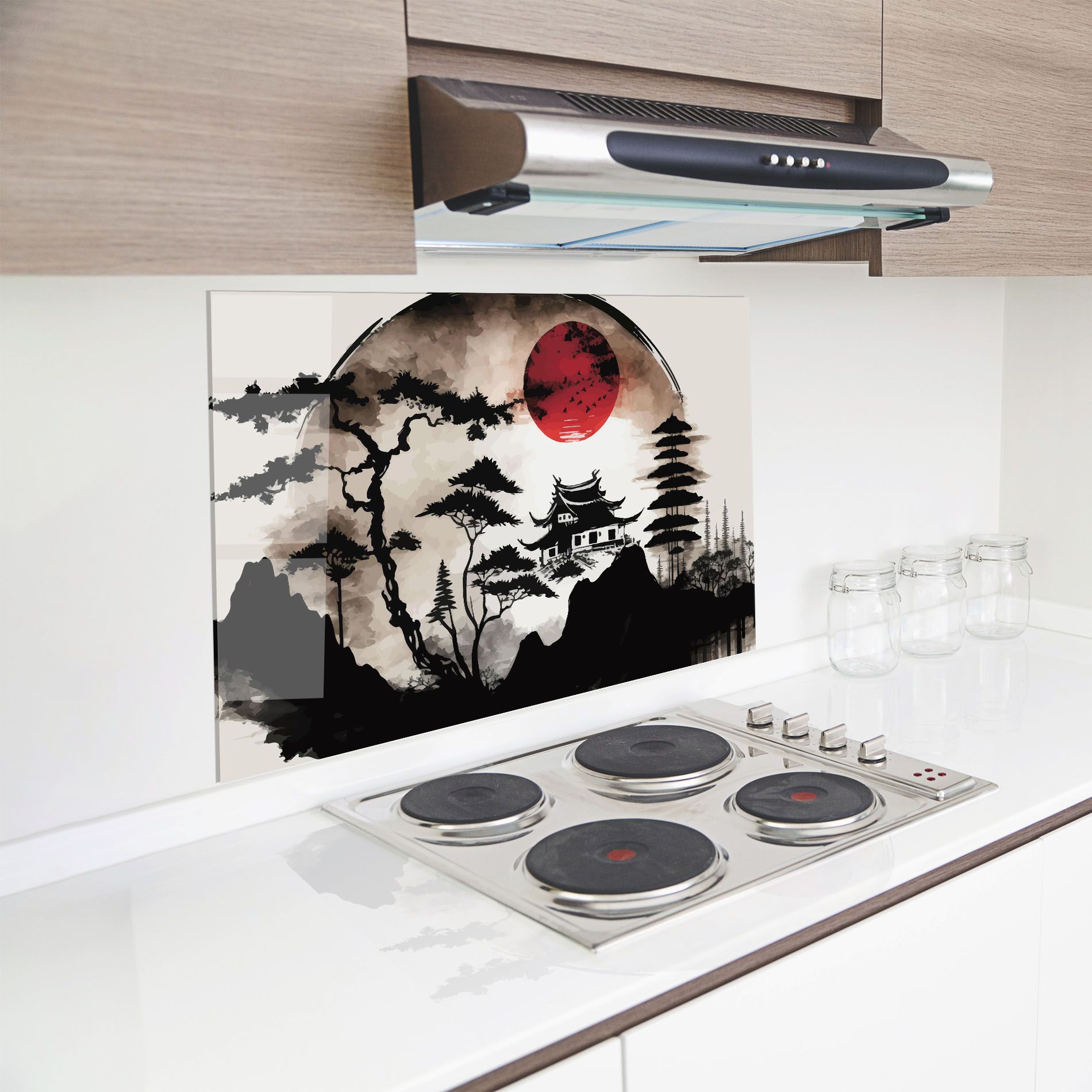 Asian Red Moon mockup 8