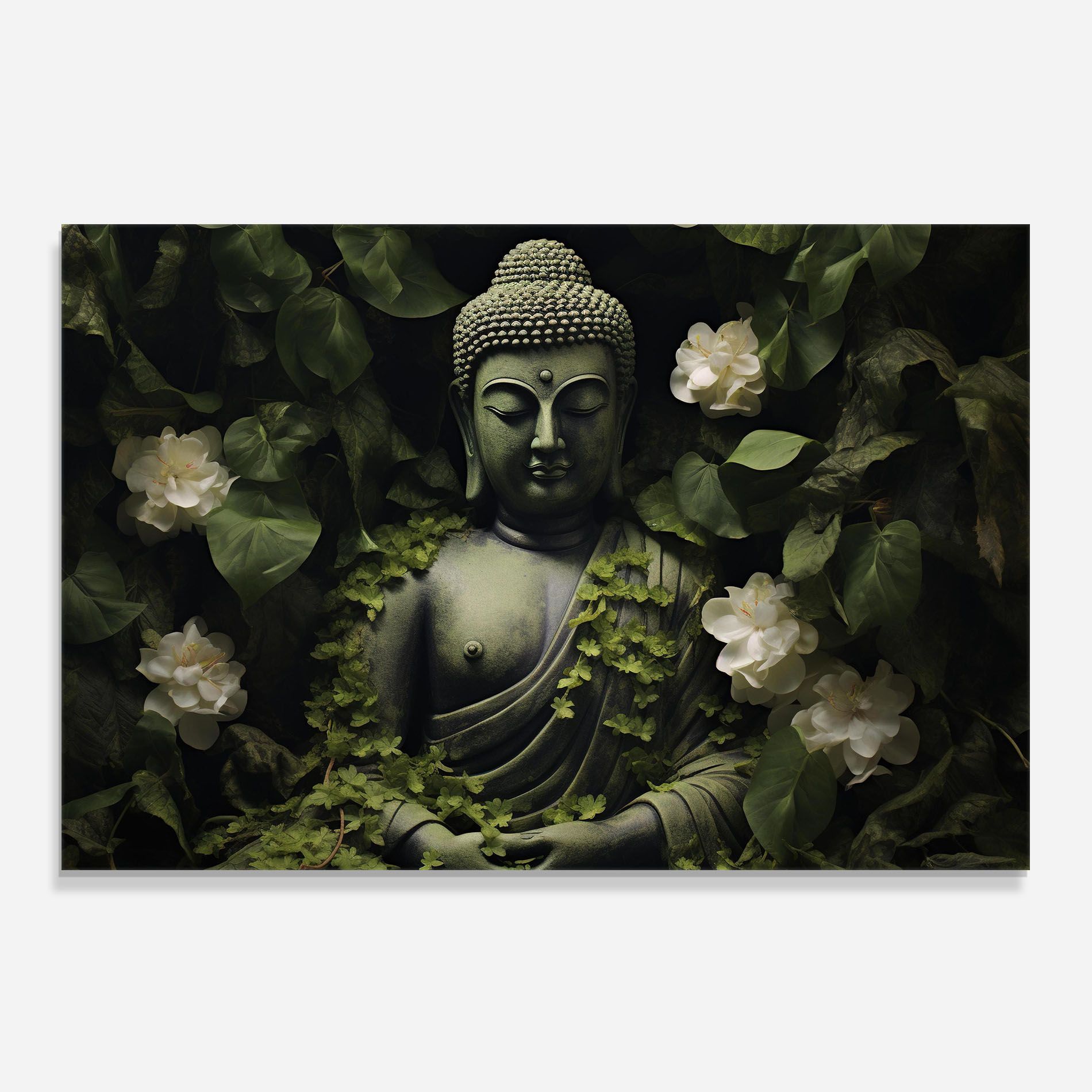 Buddha Lotus Statue mockup 0