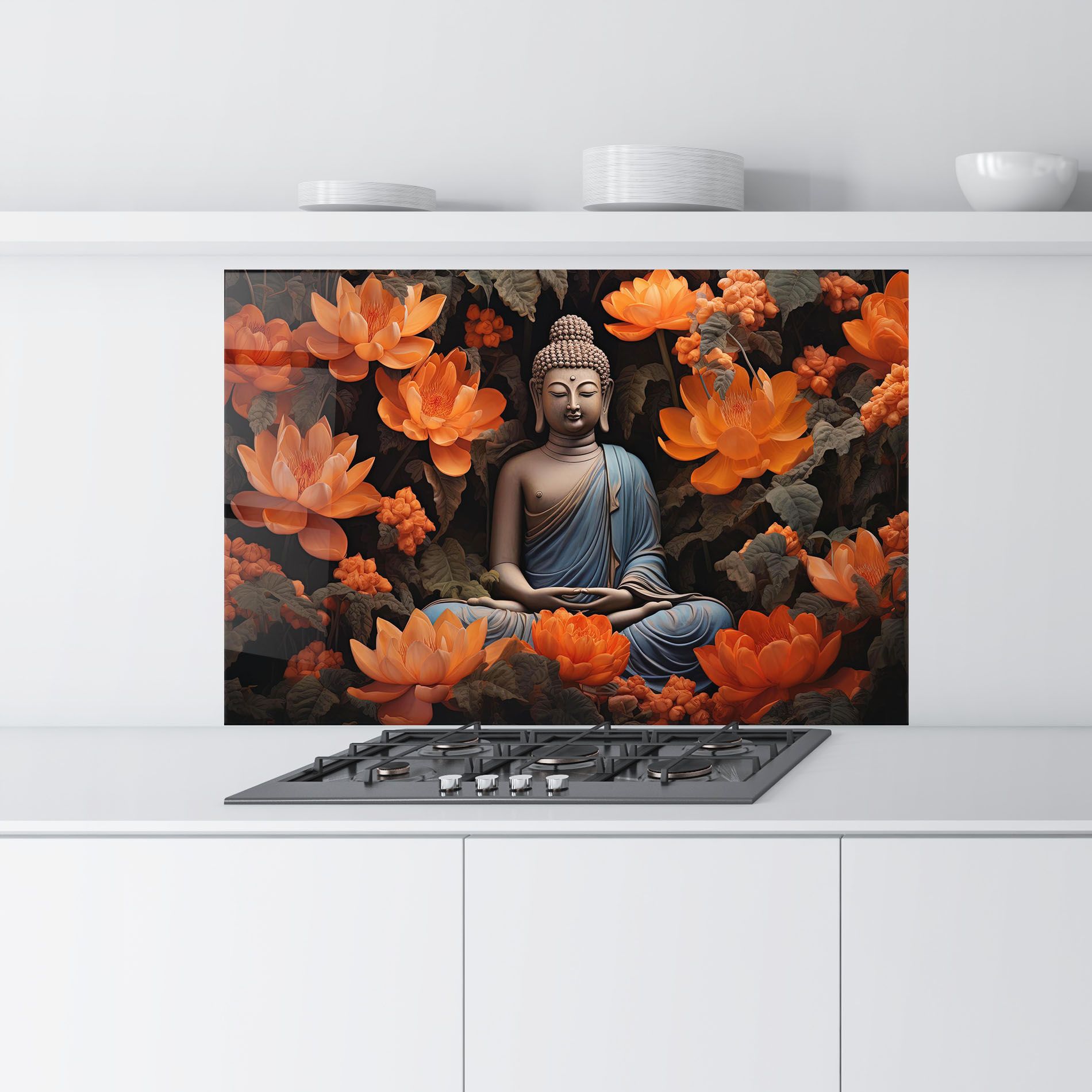 Big Flower Buddha mockup 9