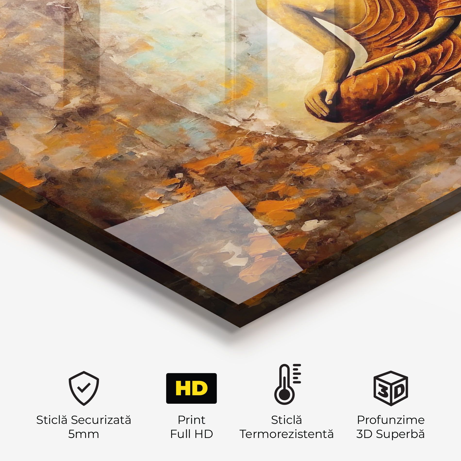 Blue Circle Buddha mockup 2