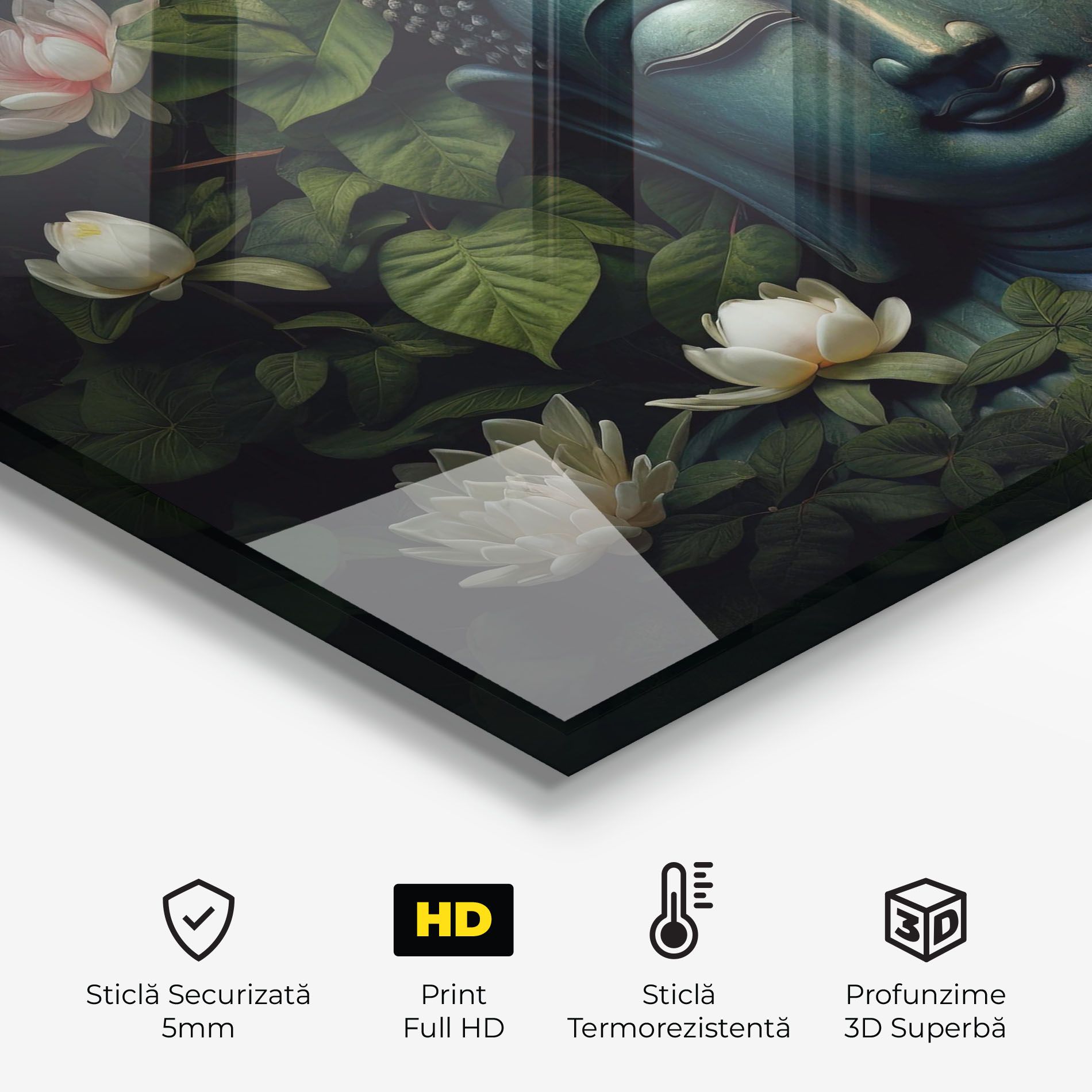 Green Statue Buddha mockup 2