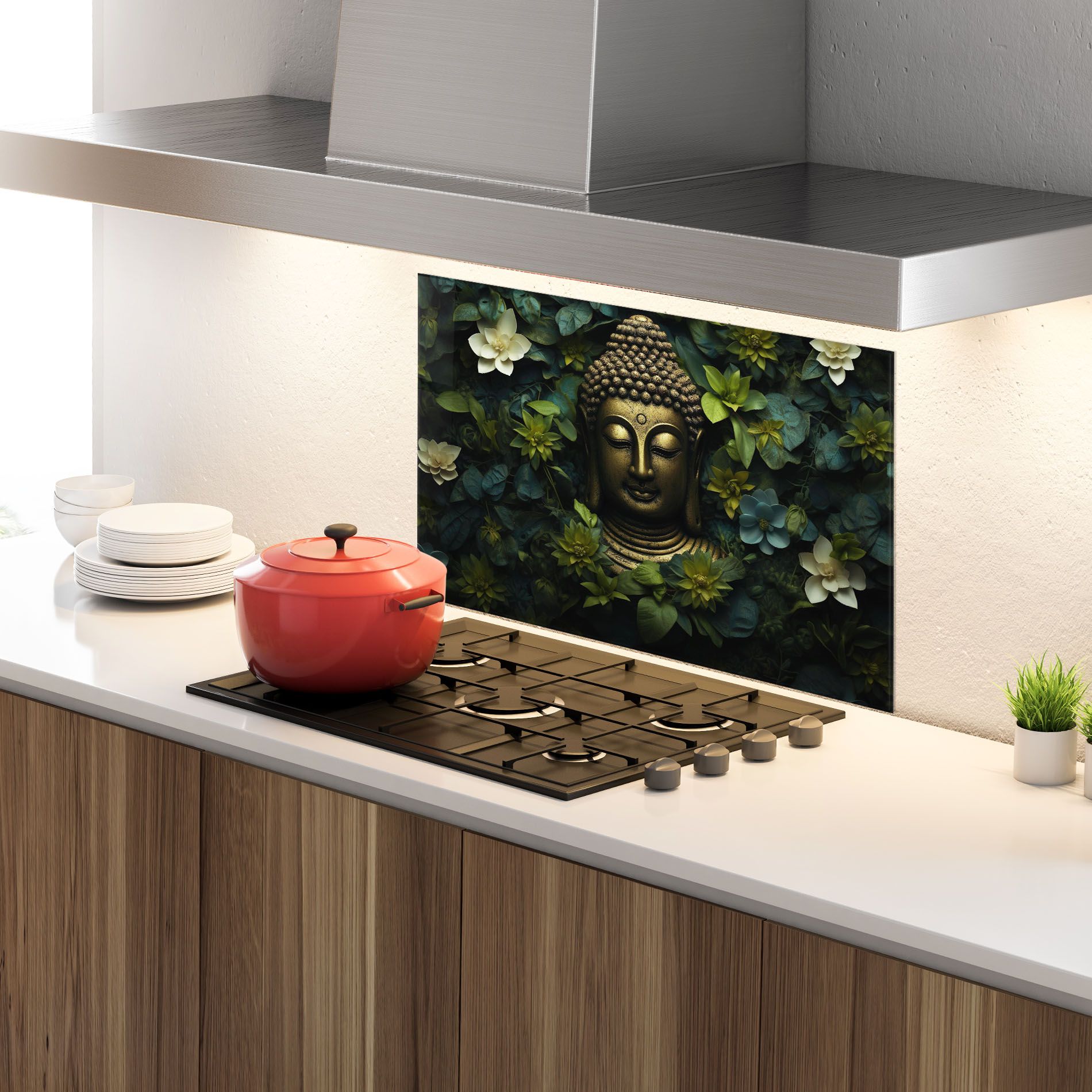 Lotus Flower Buddha mockup 4