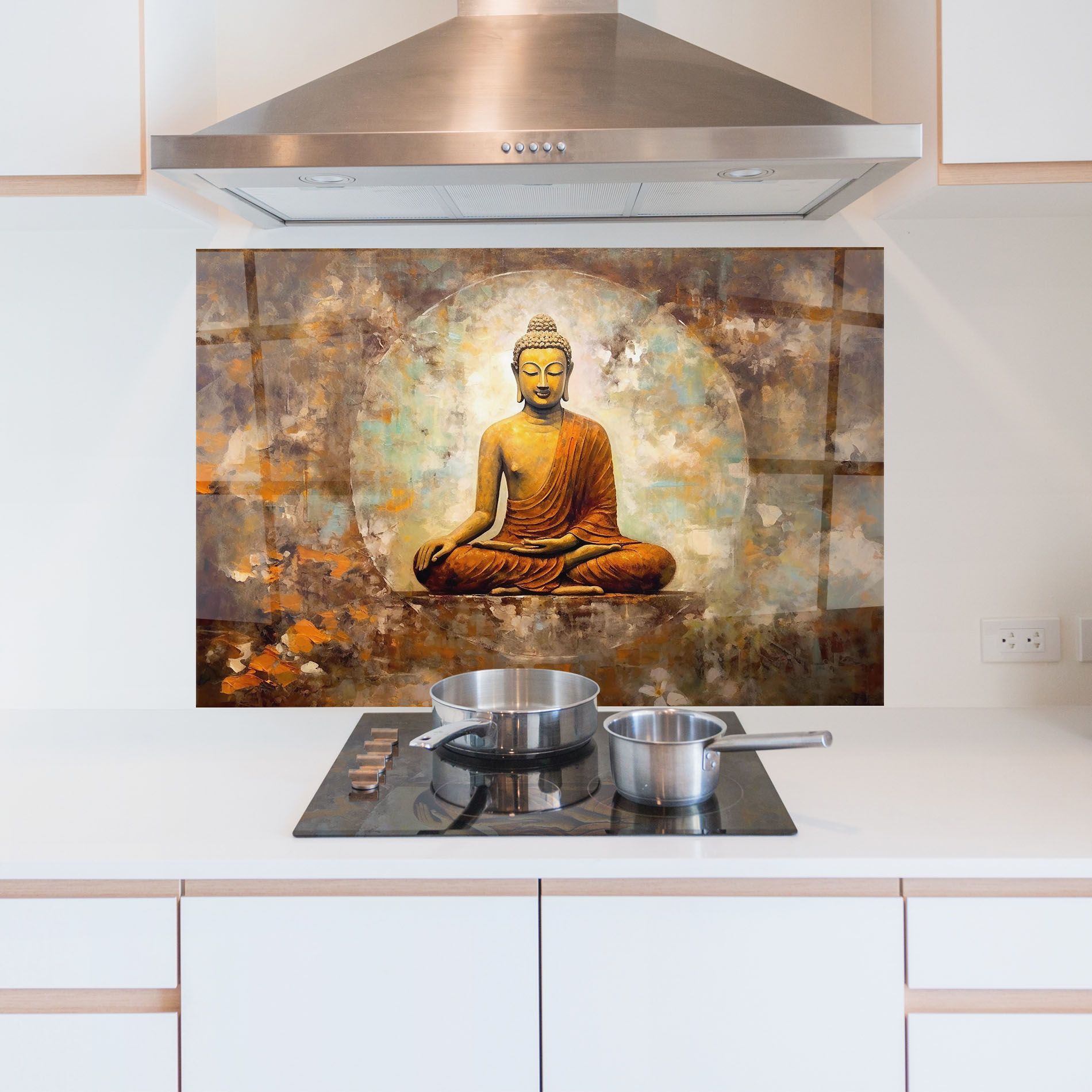 Blue Circle Buddha mockup 5