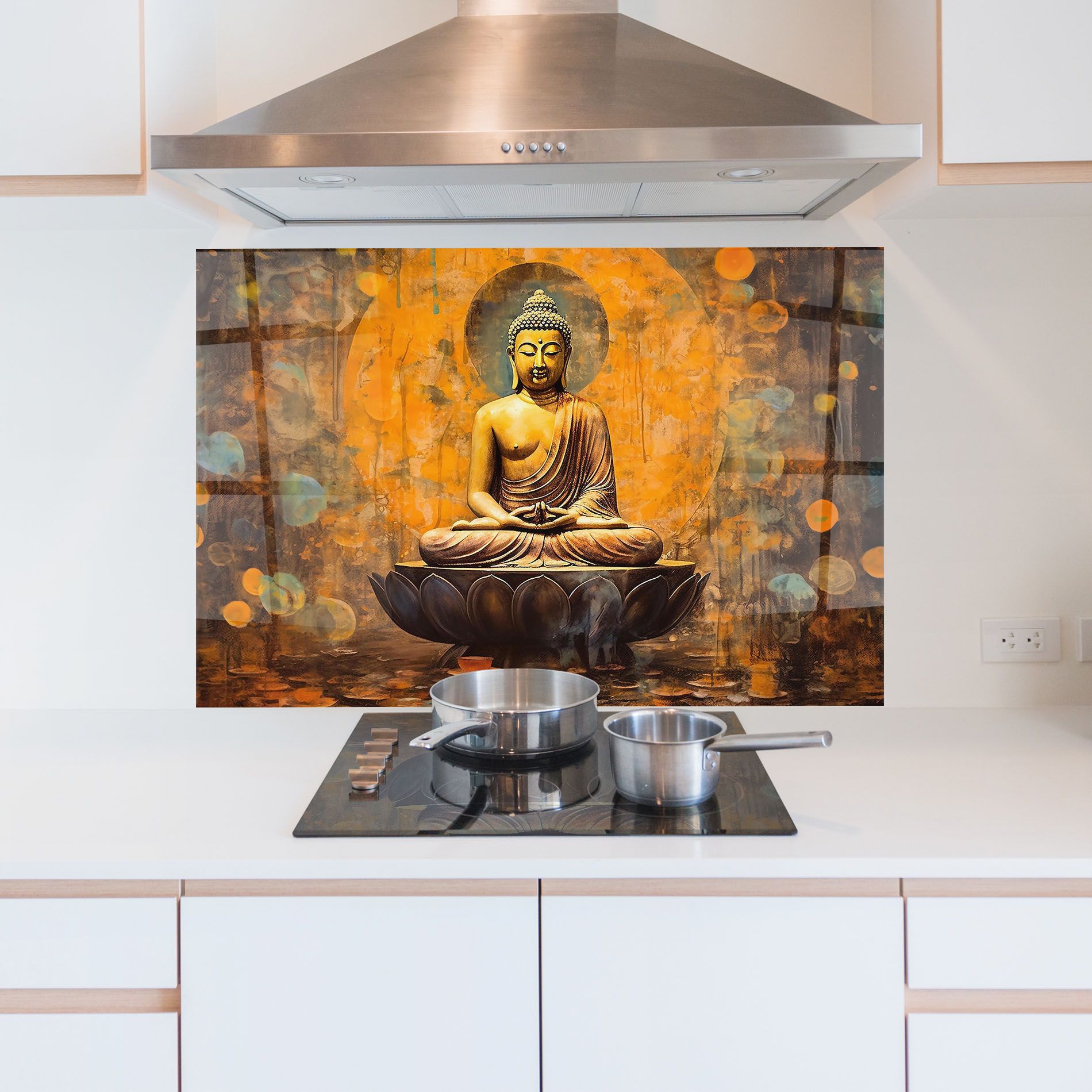Buddha Floating Art mockup 5