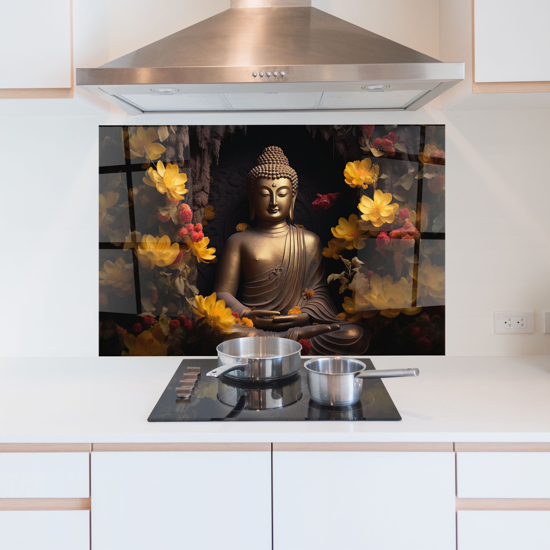 Buddha Yellow Red mockup 5