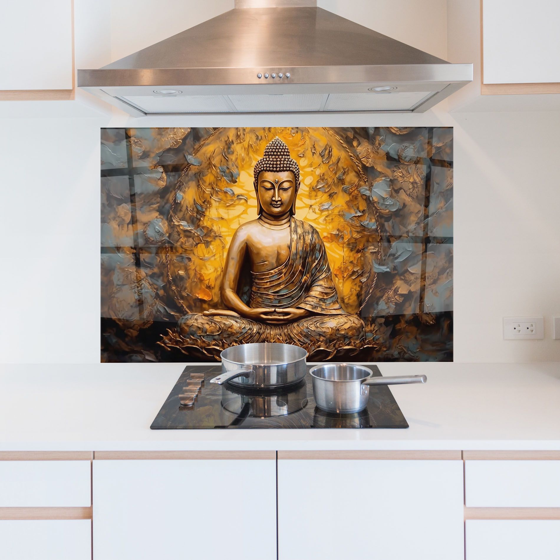 Gold Grey Buddha mockup 5