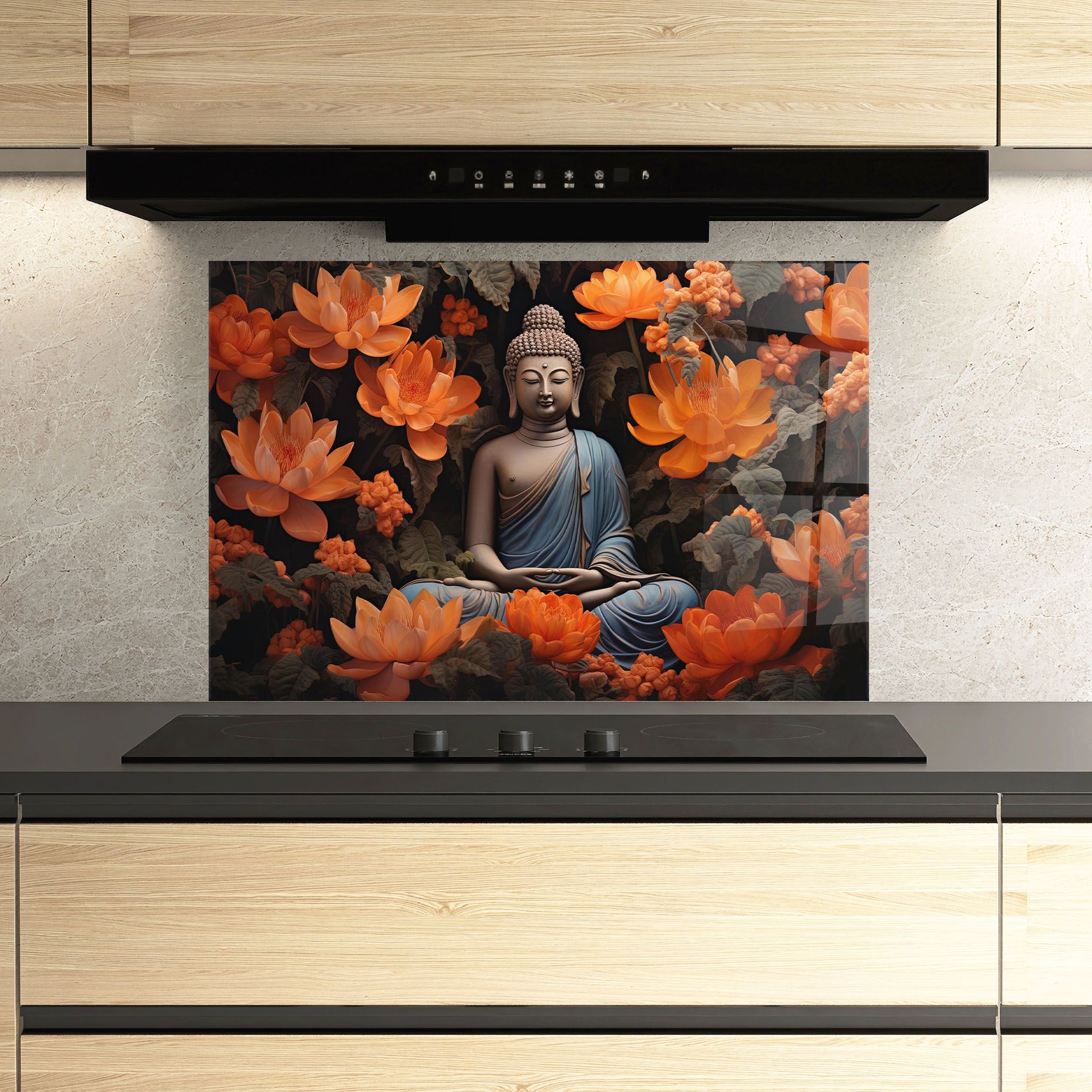 Big Flower Buddha mockup 3