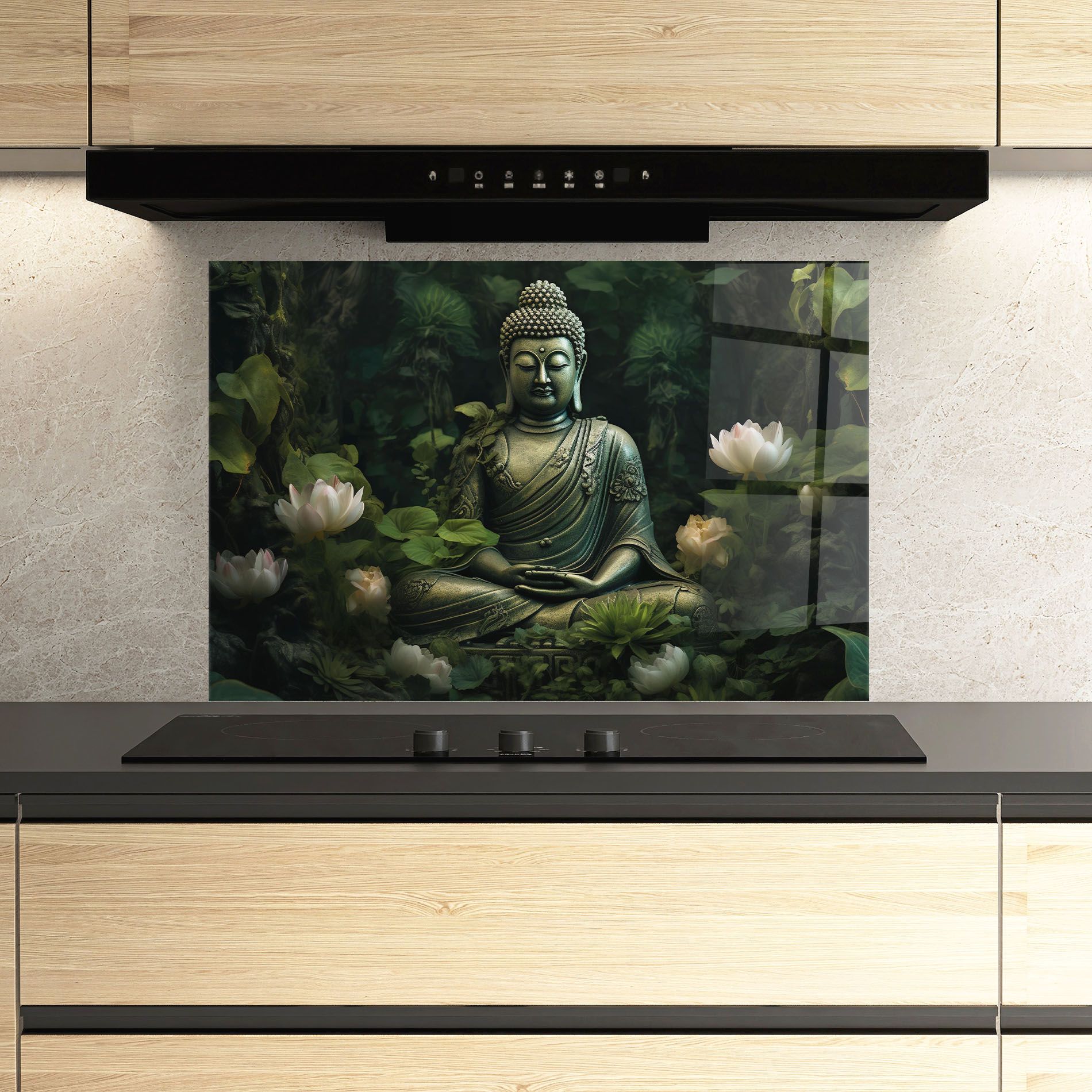 Buddha Lotus Flower mockup 3